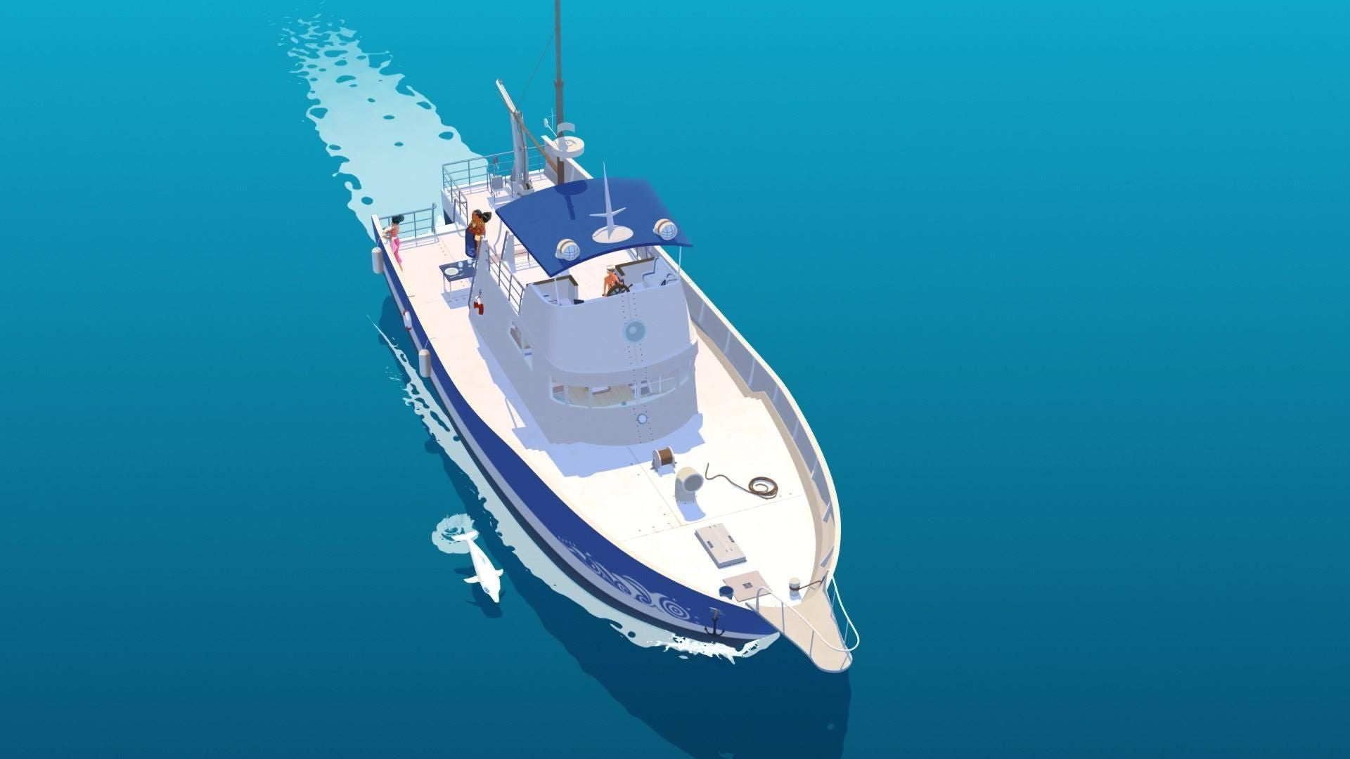 Ein romantischer Bootsausflug