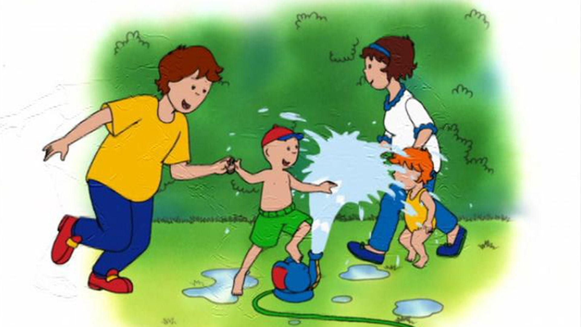 Caillou ist es heiß / Rücksitzfahrer / Verloren und wieder gefunden / Magische Weihnachtszeit