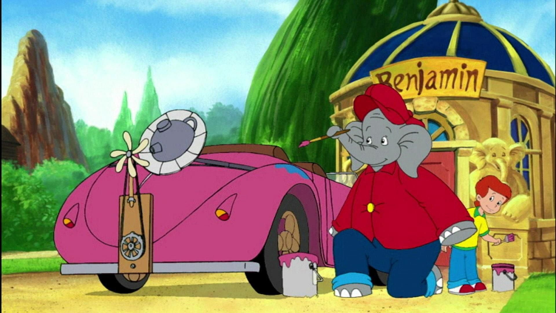 Das rosarote Auto