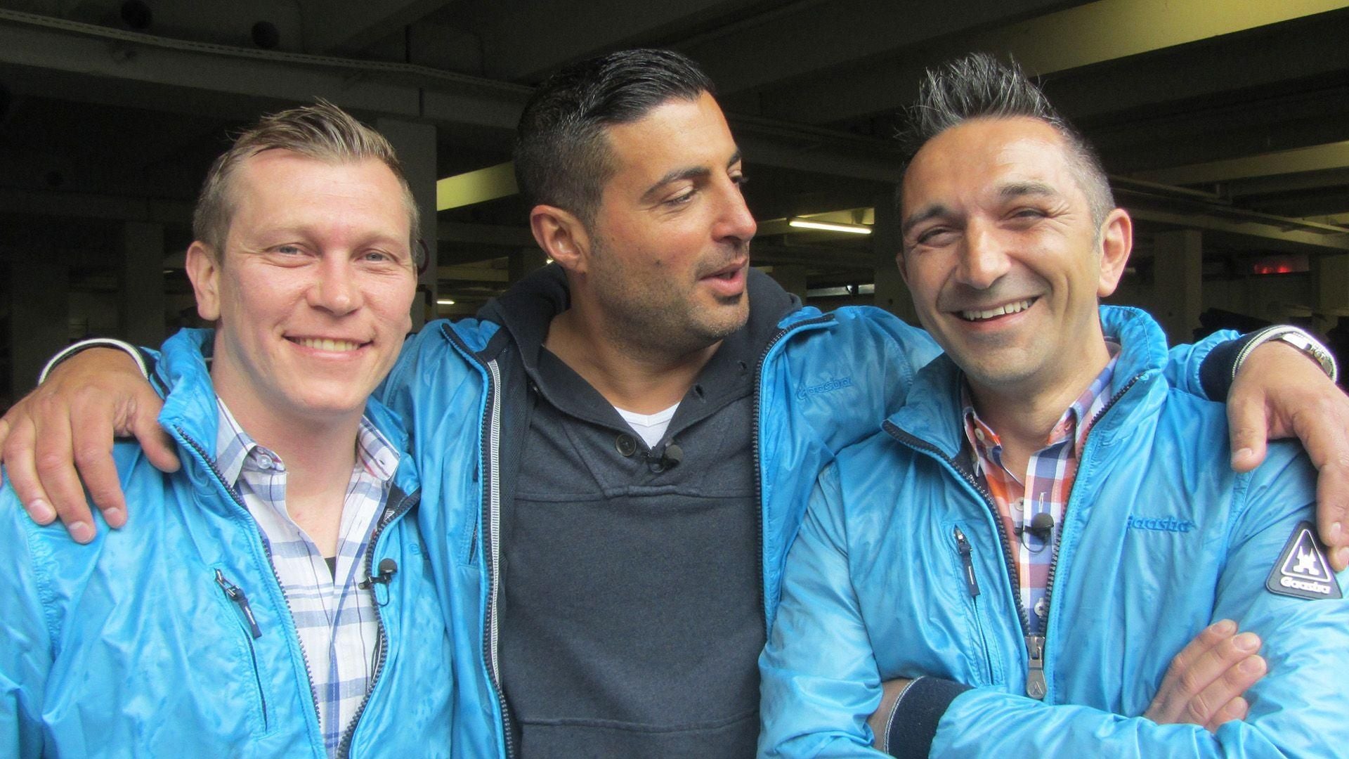 Sükrü, Mauro und Otto bei Ralf
