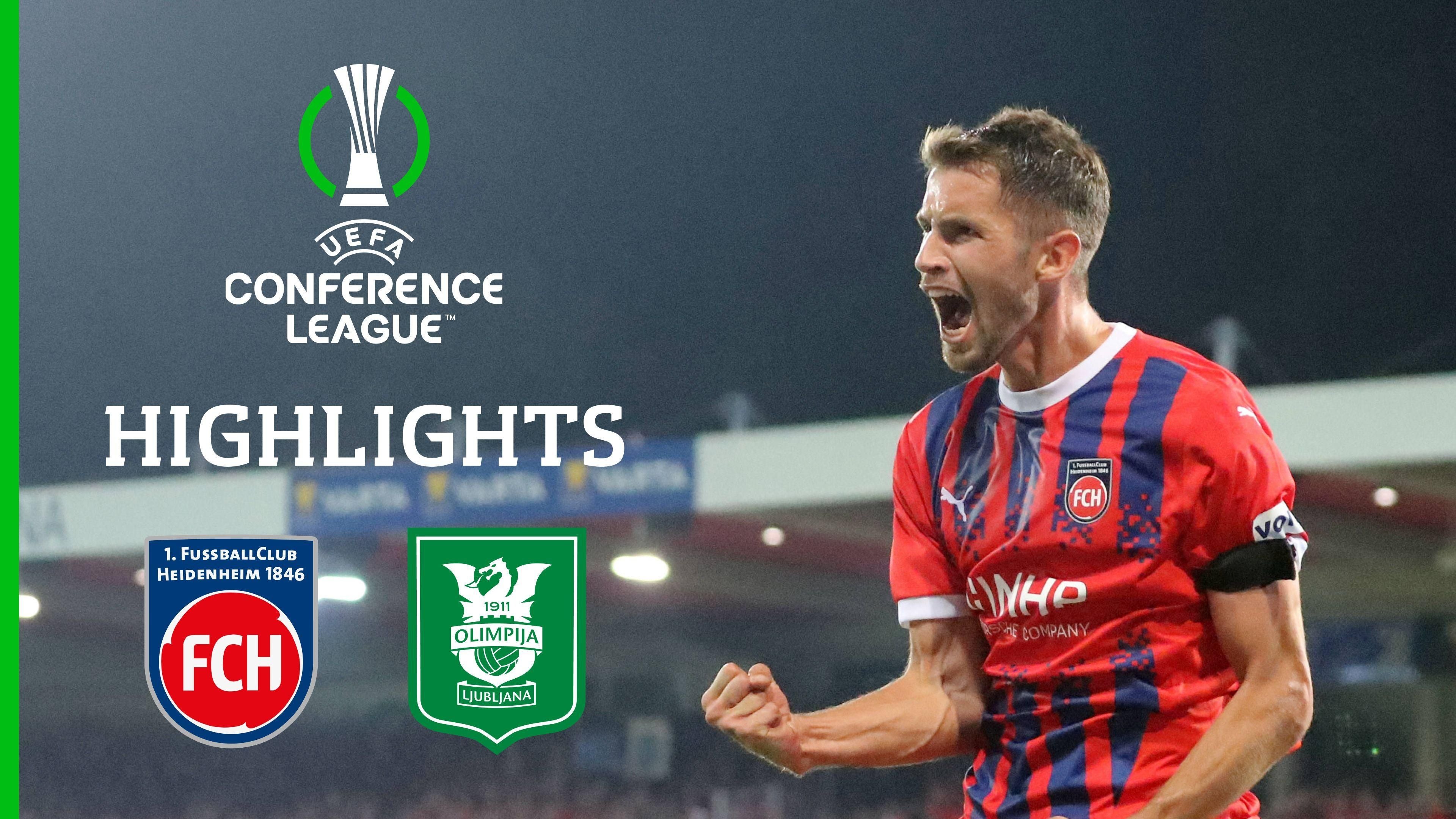 Highlights: 1. FC Heidenheim vs. Olimpija Ljubljana
