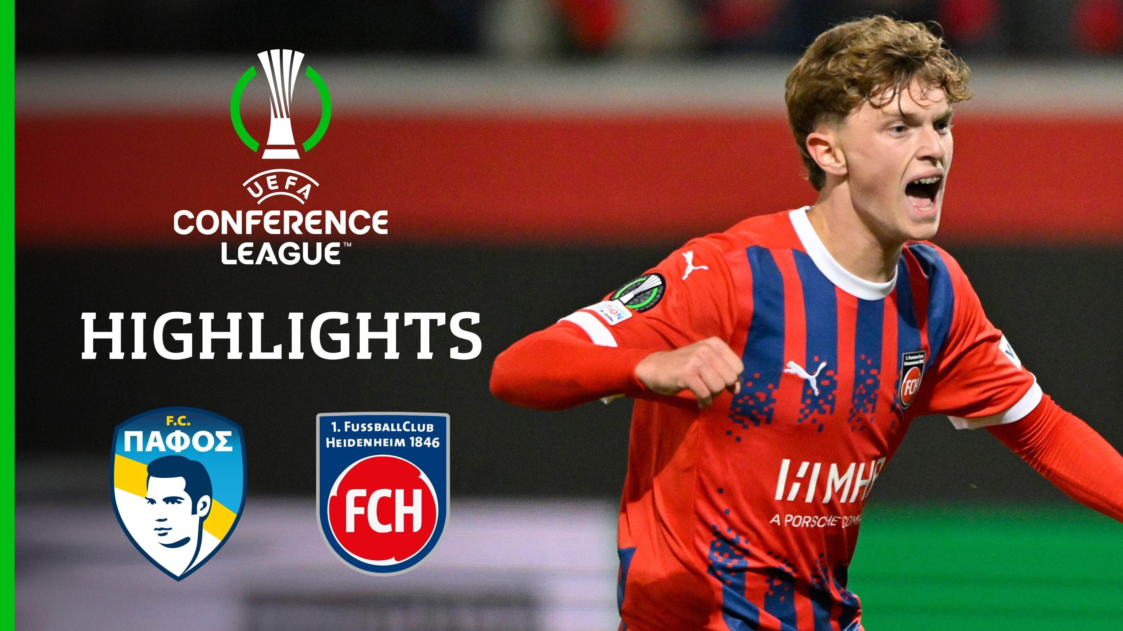 Highlights: Pafos FC vs. 1. FC Heidenheim