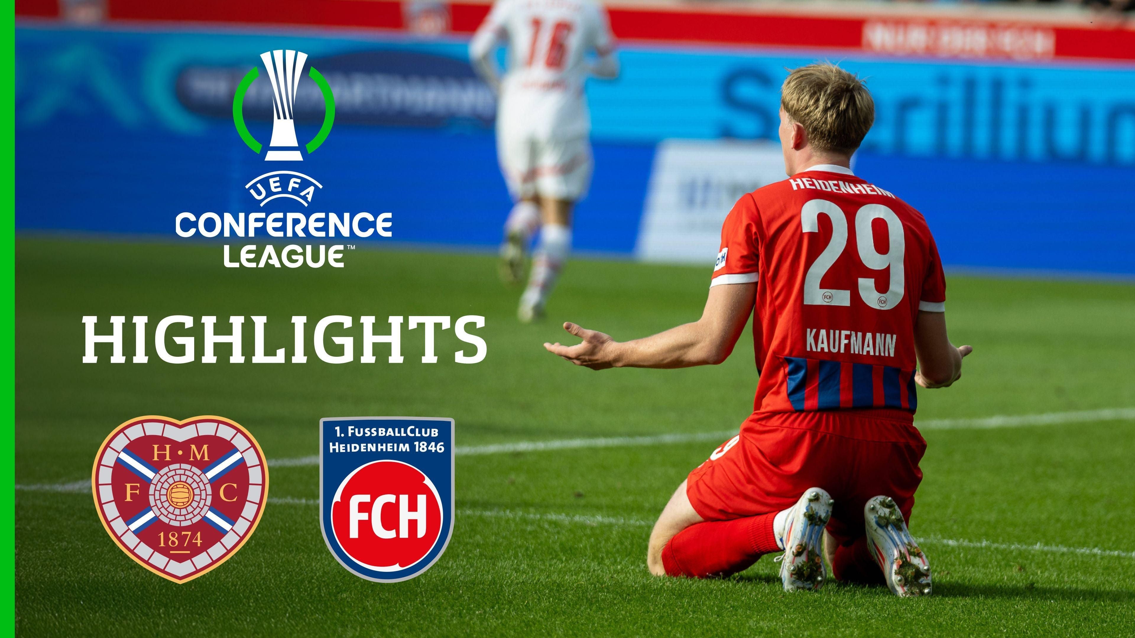 Highlights: Heart of Midlothian vs. 1. FC Heidenheim