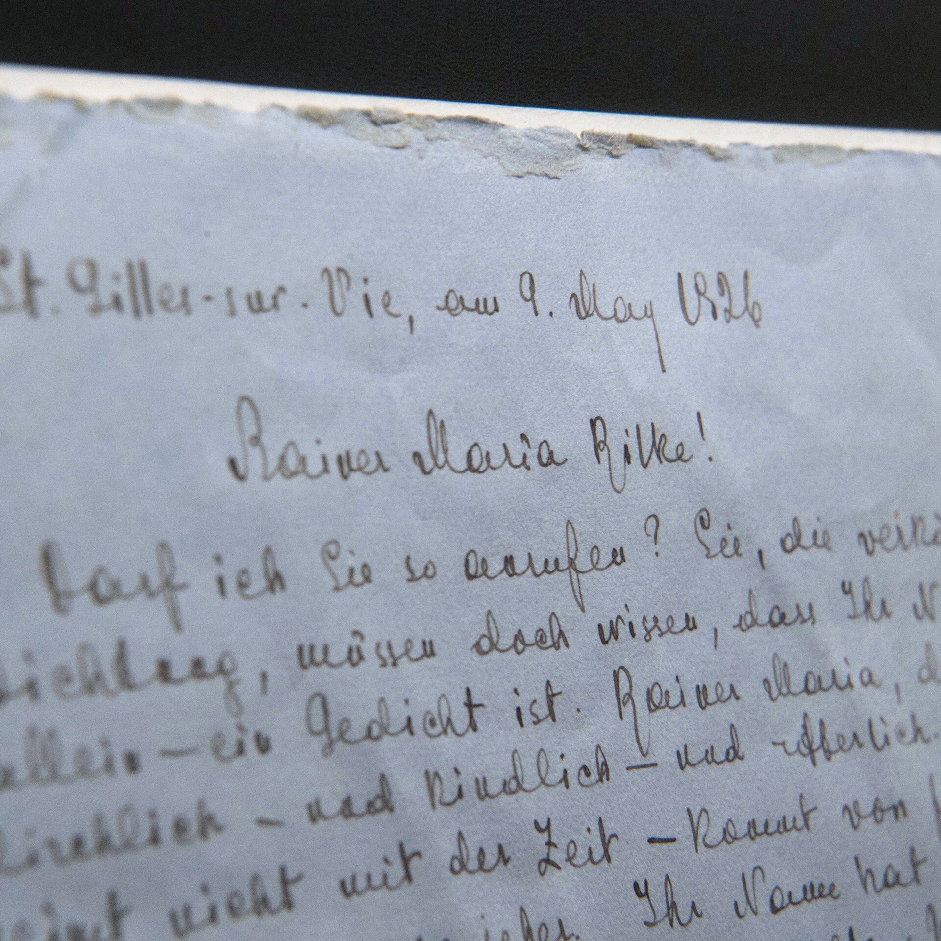 03.05.1926: Rilke schickt Marina Zwetajewa seine Duineser Elegien