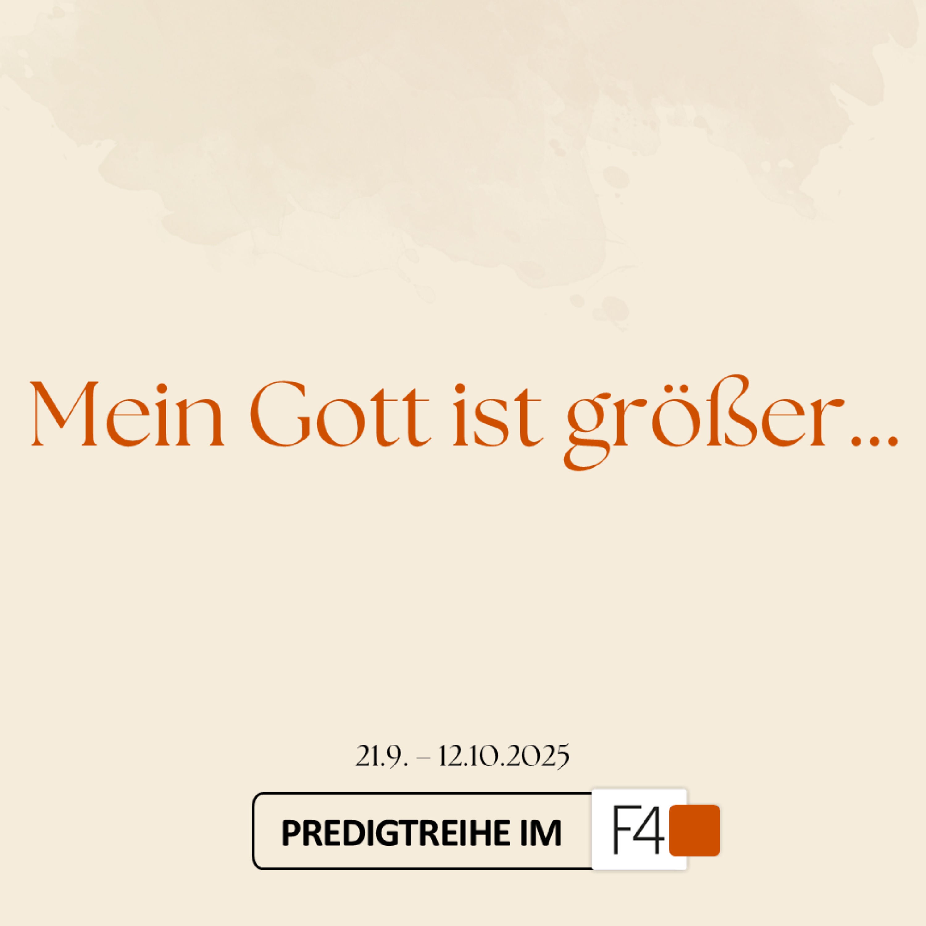 Johannes "John" Götz - Mein Gott ist Größer... als meine Sorgen (Teil 1 von 3)