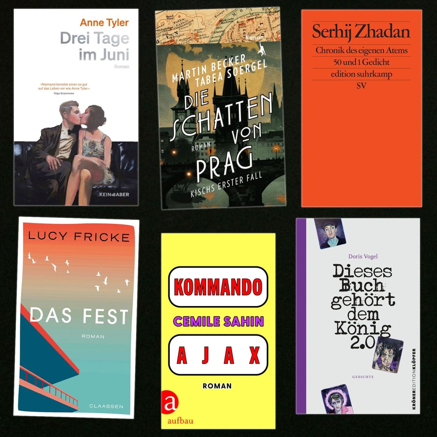 „Chronik des eigenen Atems“ von Serhij Zhadan und andere neue Bücher