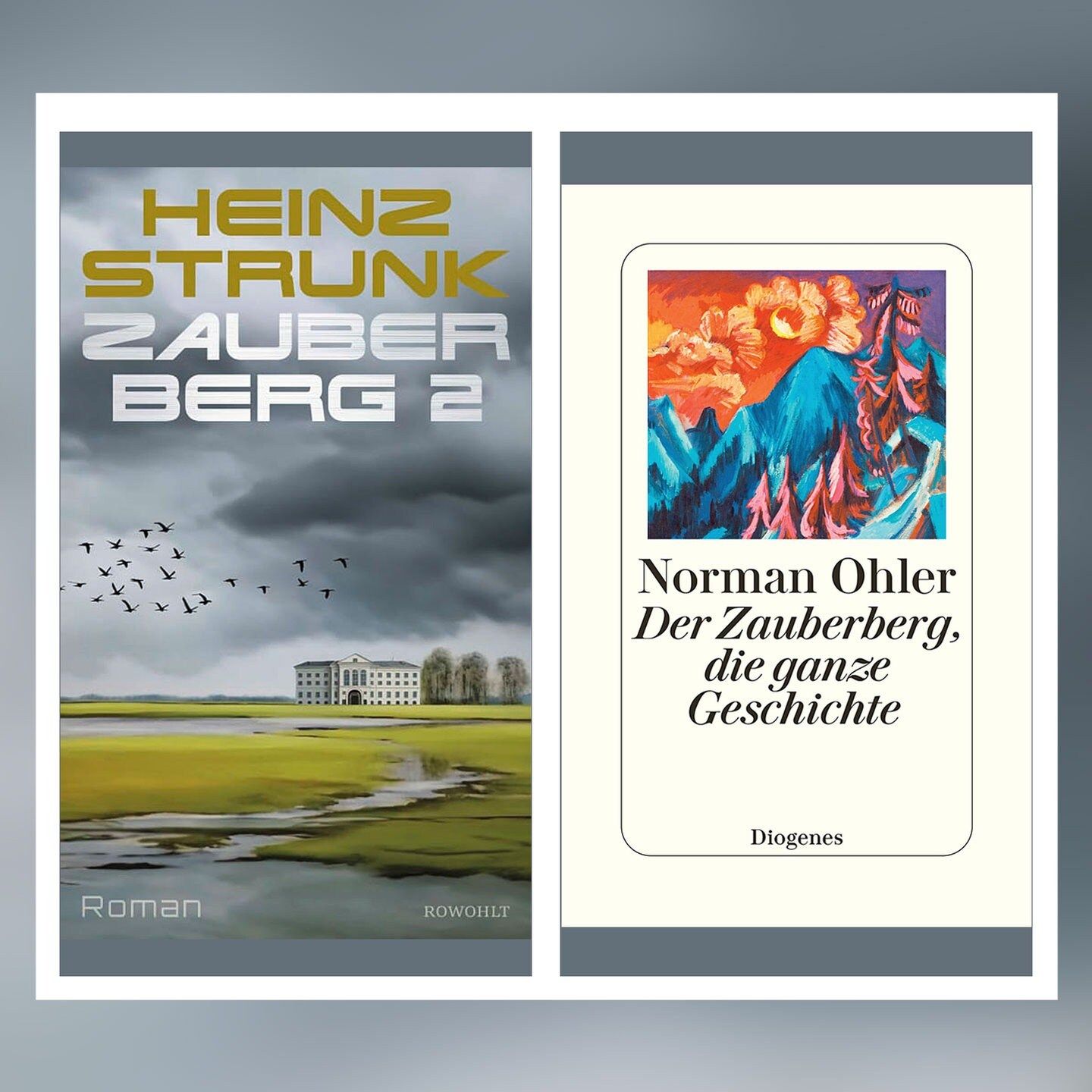Zauberberg-Wanderung: Norman Ohler – Der Zauberberg, die ganze Geschichte | Heinz Strunk – Zauberberg 2 | Gespräch