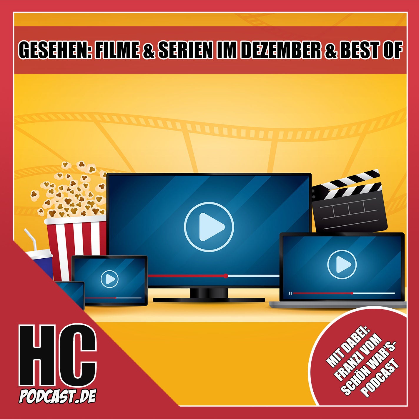 Episode 68: Gesehen - Filme & Serien im Dezember mit Franzi und Best of Serien & Filme in 2023