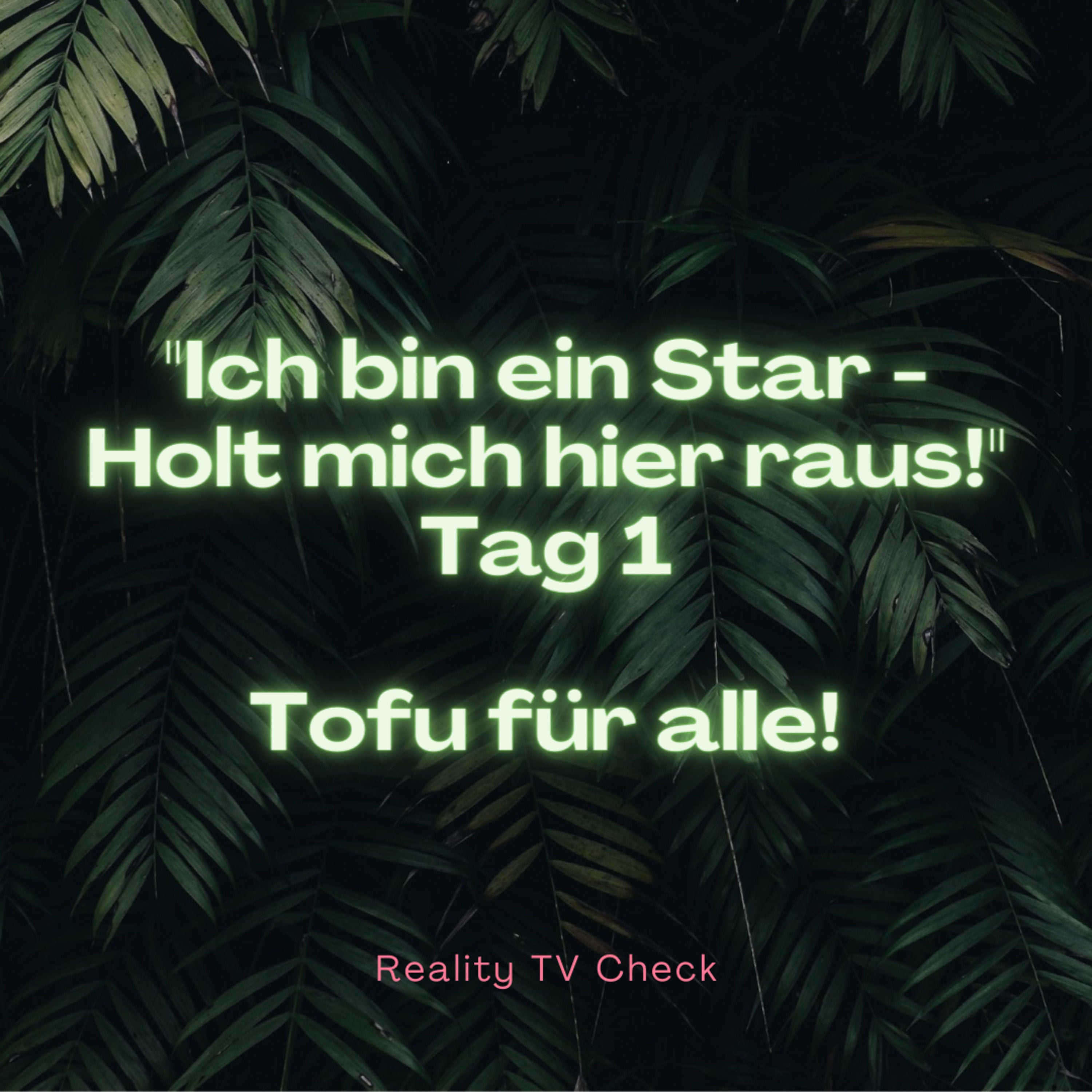 Dschungelcamp 2022 Special Tag 1 - Tofu für alle!