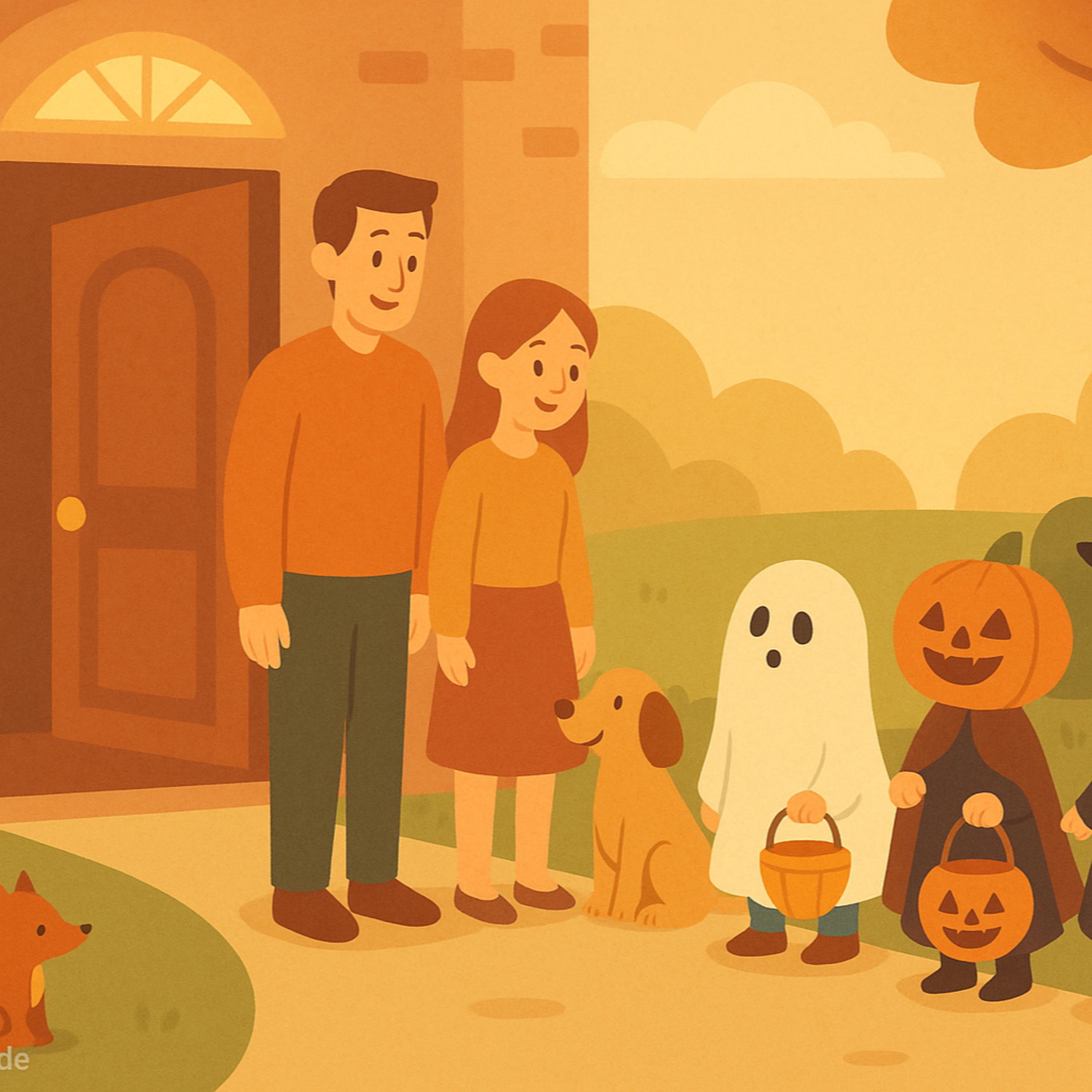 Zwischen Halloween & St. Martin – Eine Herbstgeschichte für Kinder | „Gute Nacht“-Geschichte