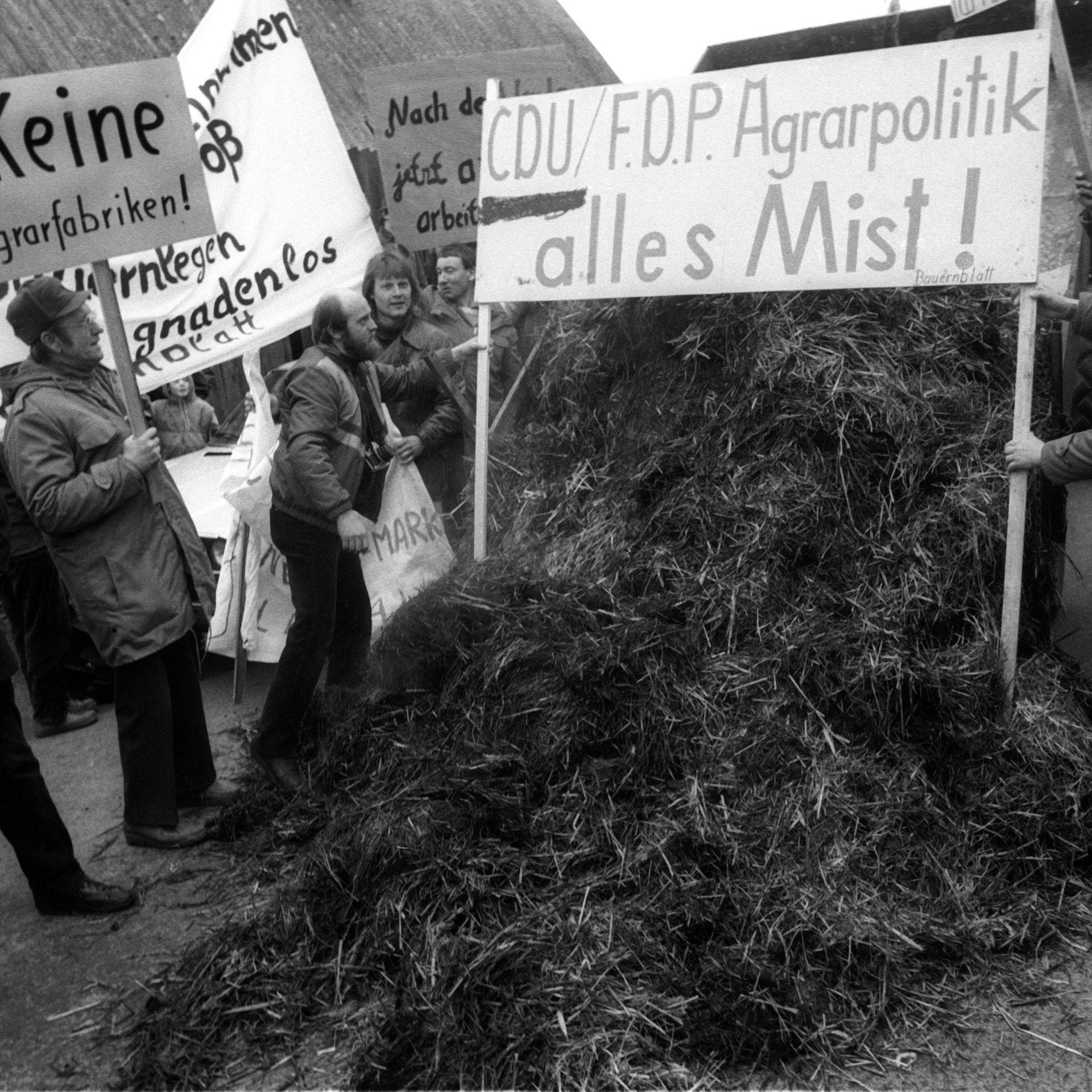 07.03.1967: Bauern protestieren gegen die Agrarpolitik der EG