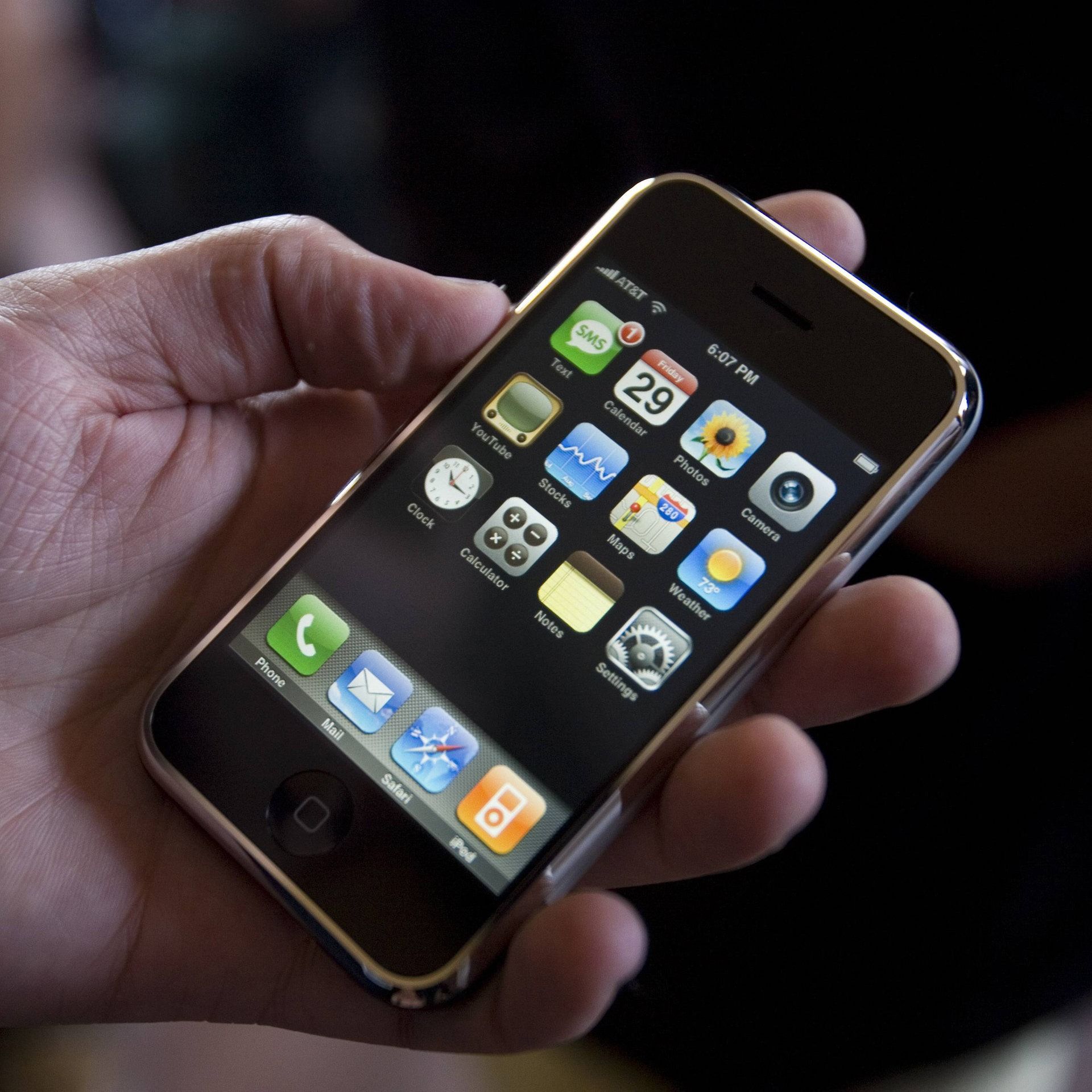 9.1.2007: Steve Jobs stellt das erste iPhone vor