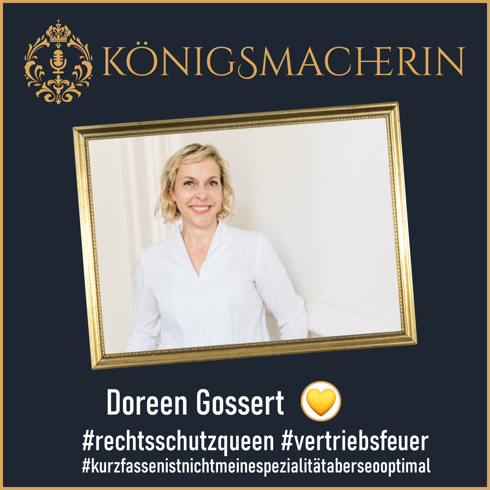 Die charmante, penetrante Rechtsschutzqueen der KS/Auxilia