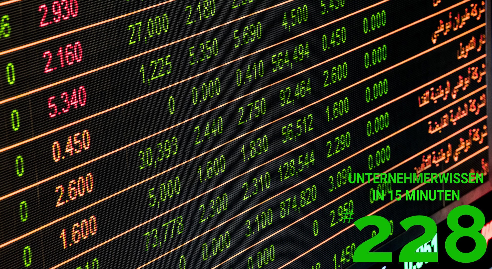 228: Investiere statt zu sparen