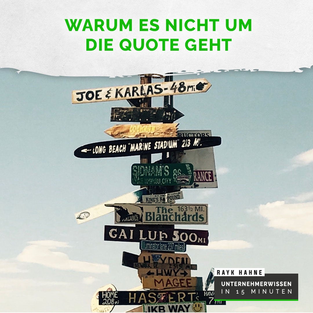 726: Bewusst in die andere Richtung gehen