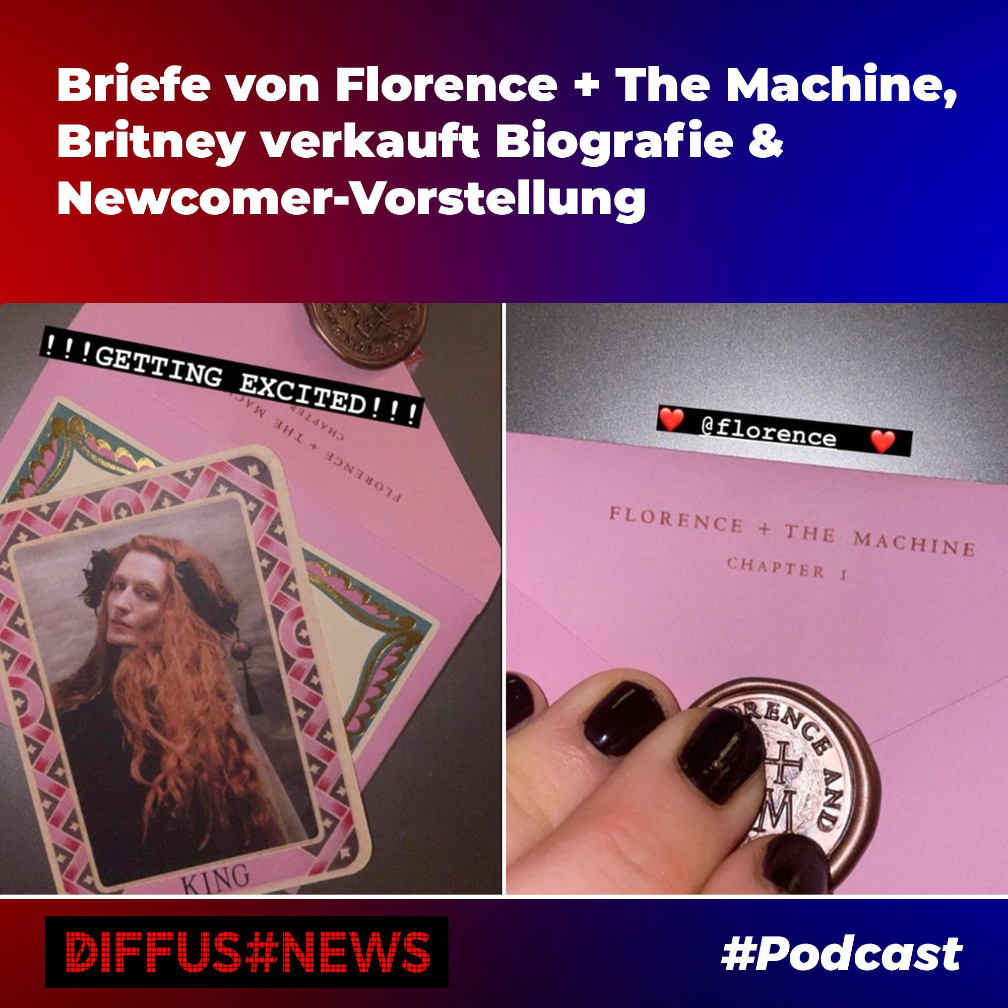 Briefe von Florence + The Machine, Britney verkauft Biografie, Sziget-Festival & Newcomer-Vorstellung