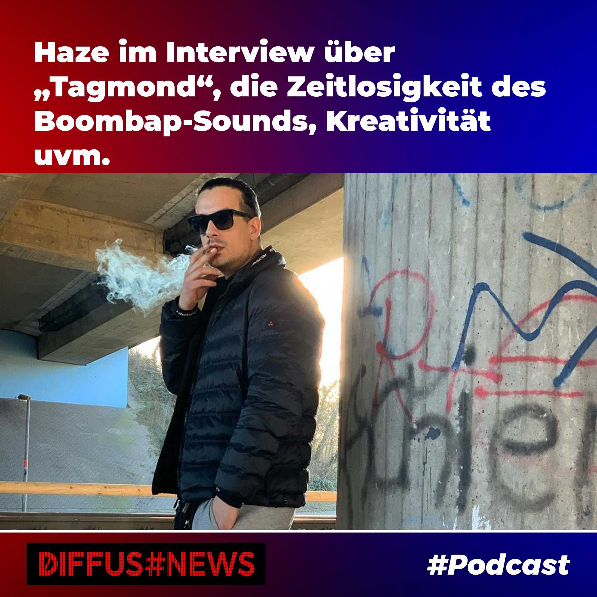 Haze im Interview über "TagMond", die Zeitlosigkeit des Boombap-Sounds, Kreativität uvm.