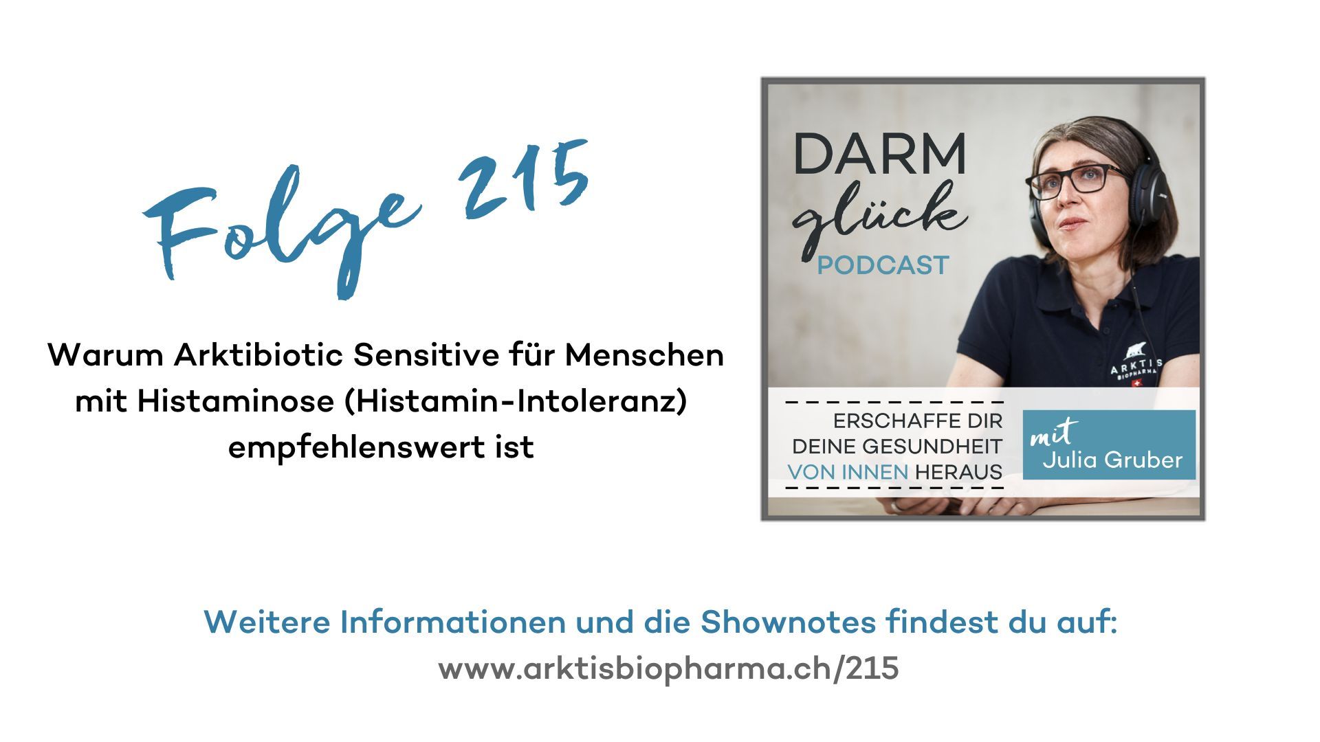 Warum Arktibiotic Sensitive für Menschen mit Histaminose (Histamin-Intoleranz) empfehlenswert ist