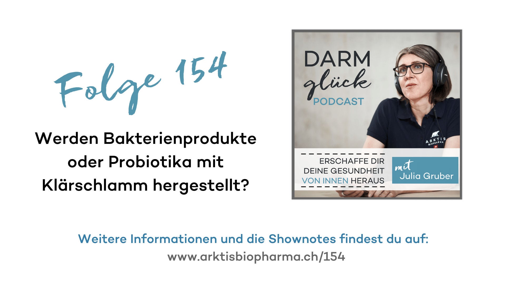 DG154: Werden Bakterienprodukte oder Probiotika mit Klärschlamm hergestellt?