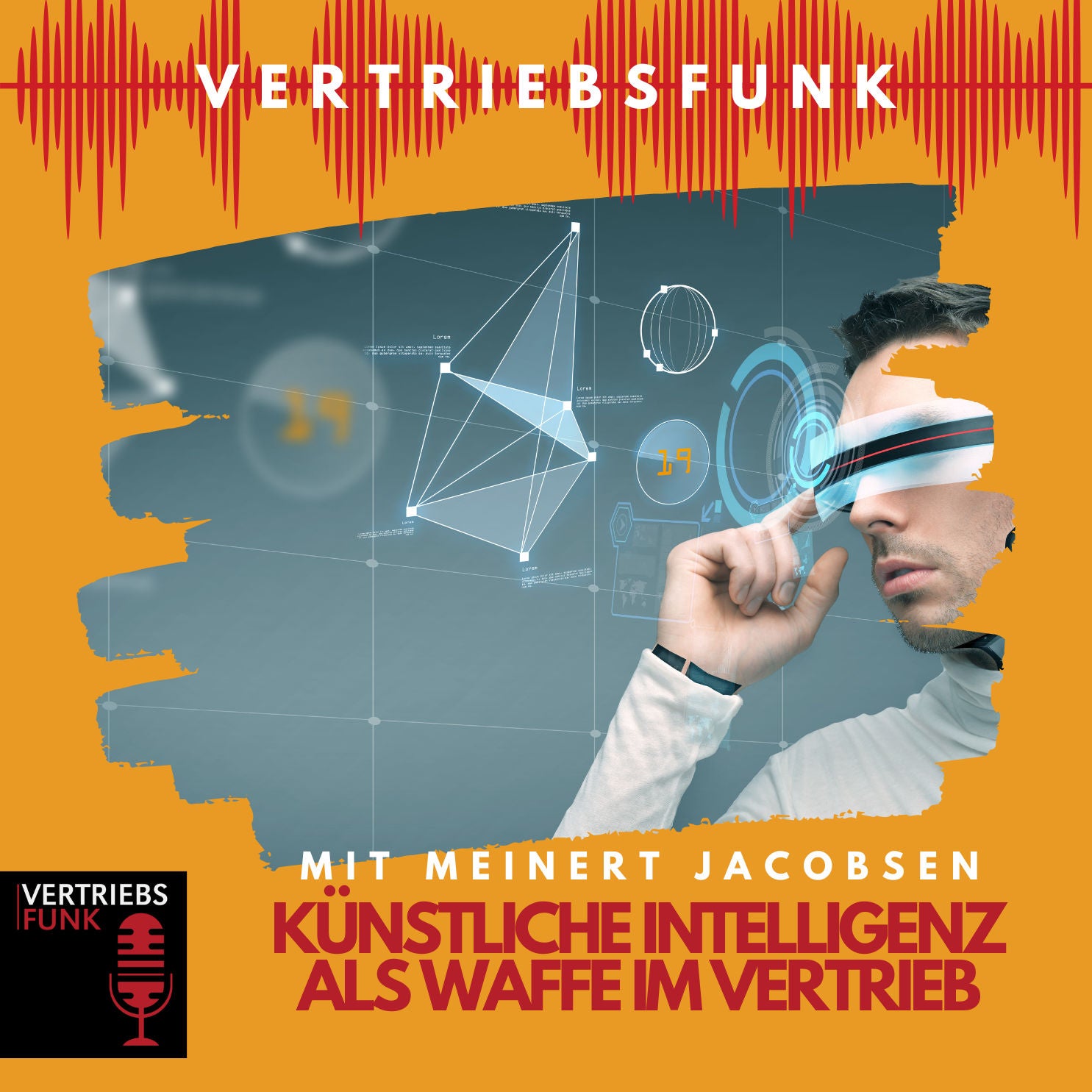 #721 Künstliche Intelligenz als Waffe im Vertrieb. Interview mit Meinert Jacobsen