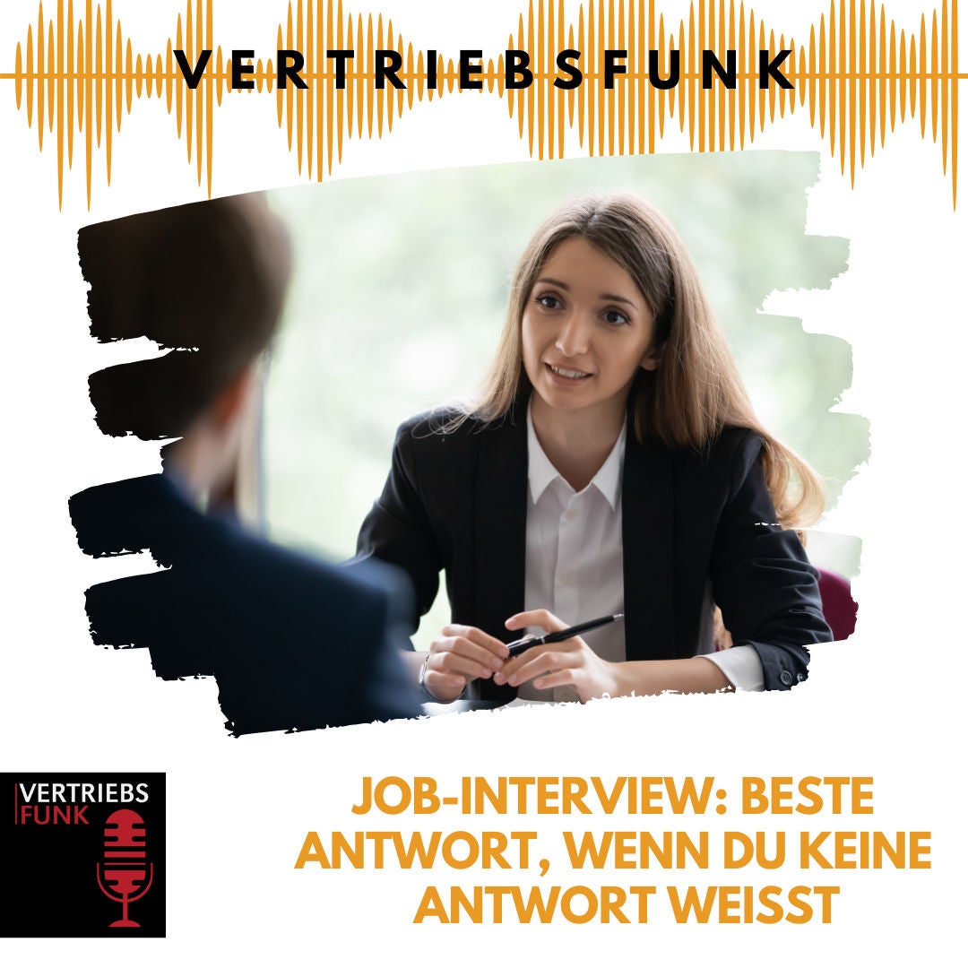 #861 Job-Interview: Beste Antwort, wenn Du KEINE Antwort weißt