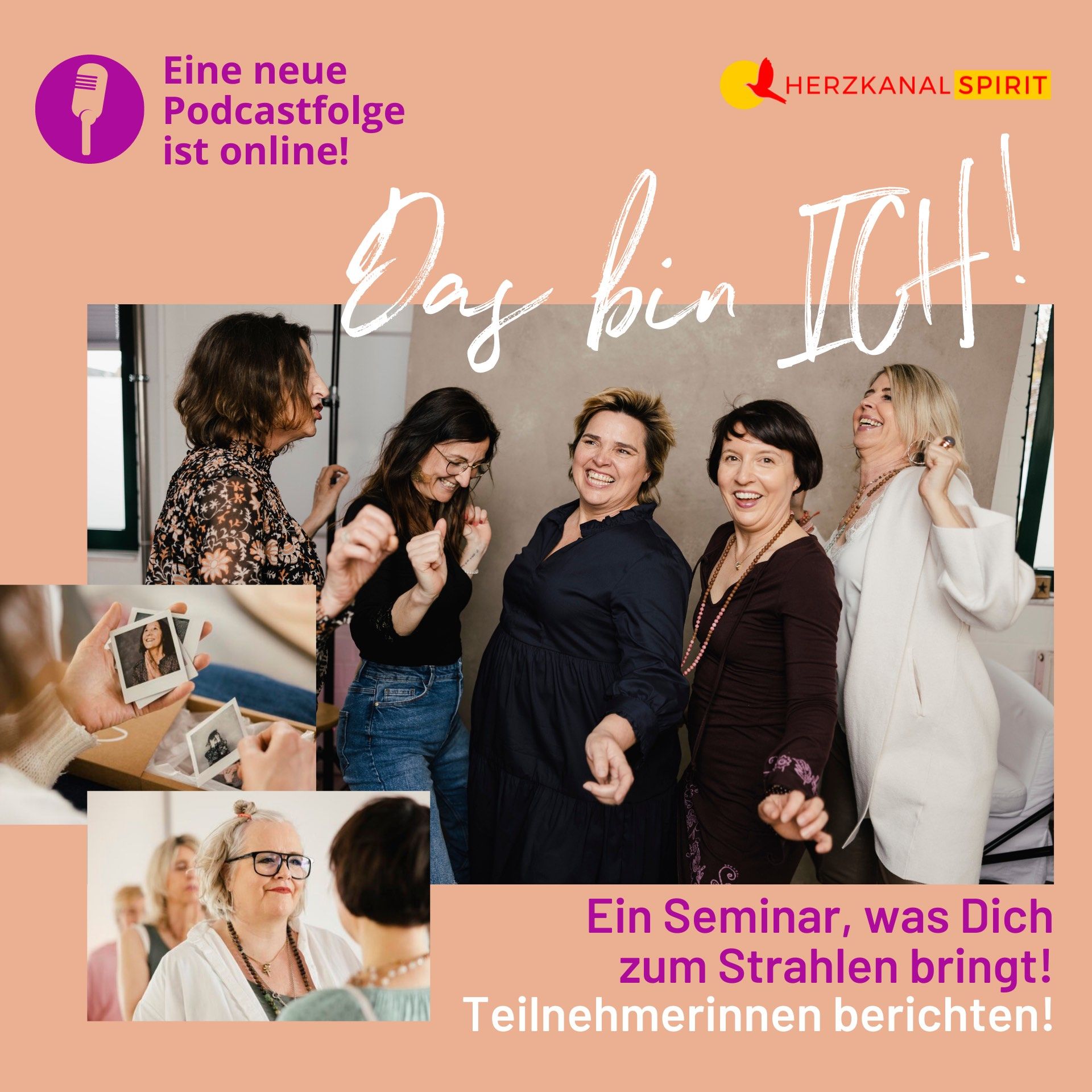 DAS BIN ICH – ein Seminar, was Dich zum Strahlen bringt.