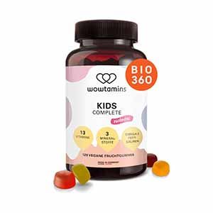 Ankündigung Vitamine, Mineralien und Omega 3s für Kinder