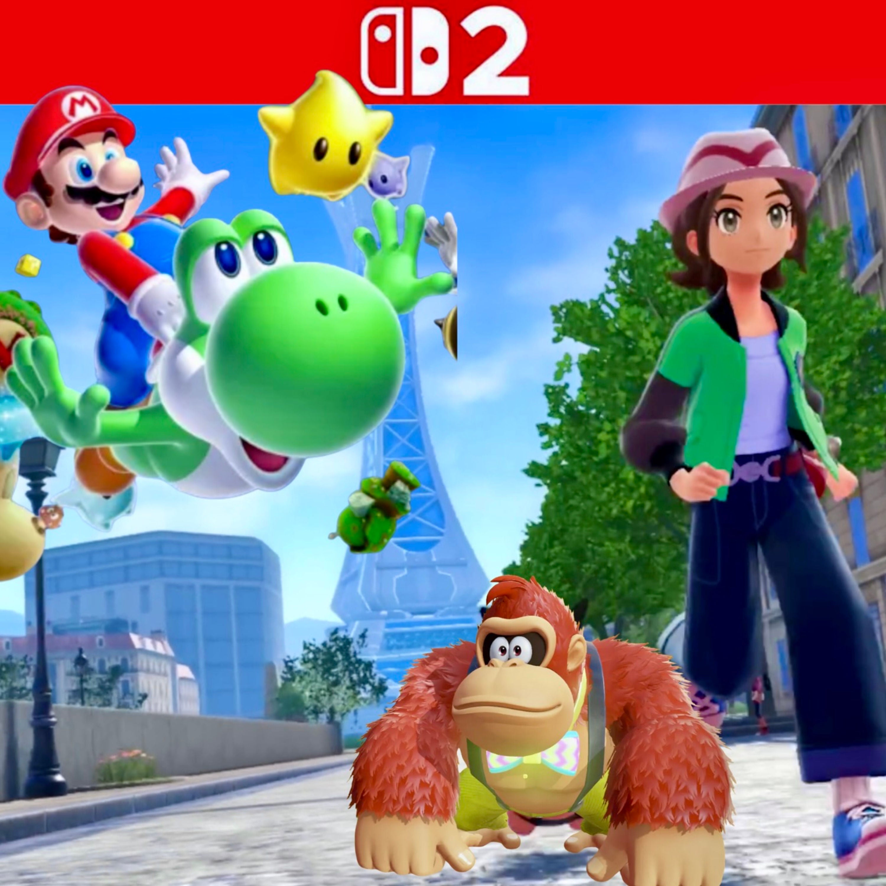 Switch 2 - Pokemon Legenden - Mario Galaxy - Donkey Kong Bananza