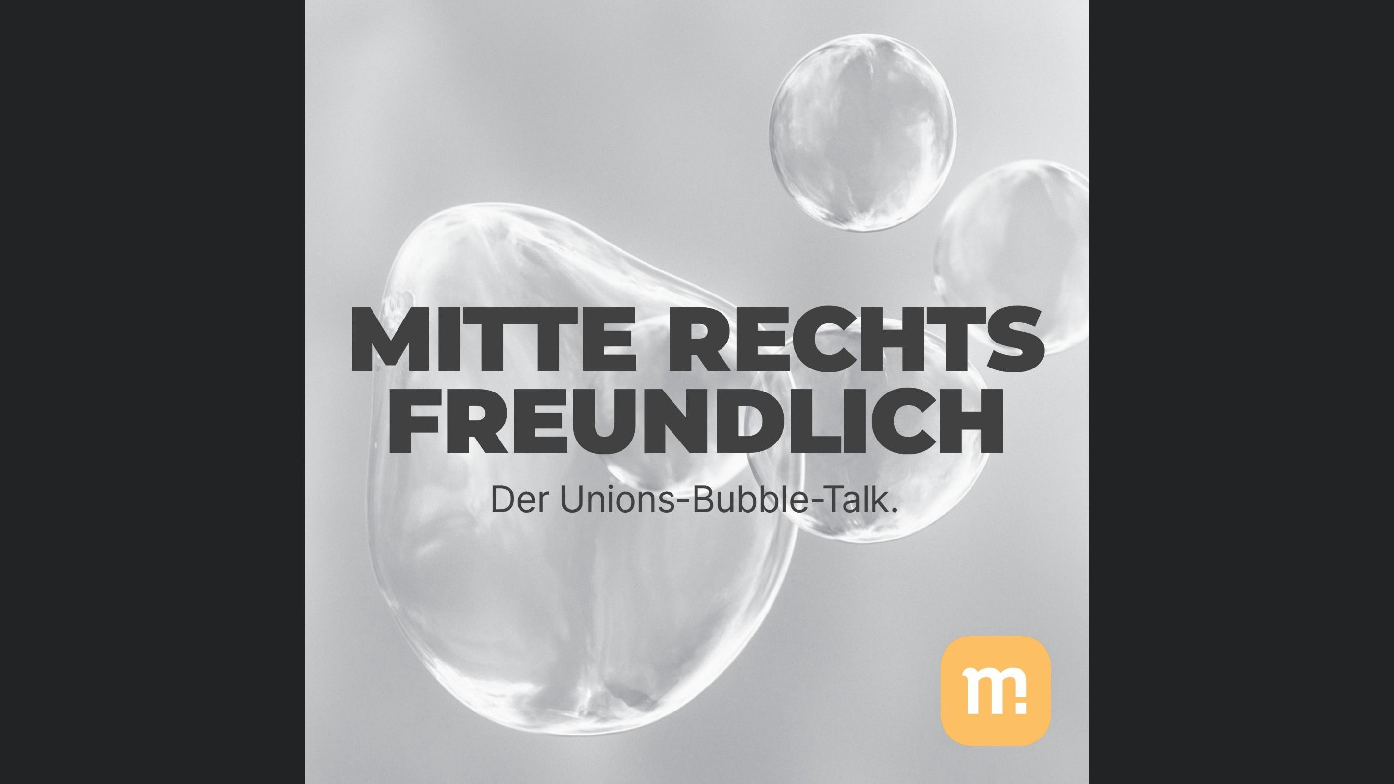 Mitte-Rechts-Freundlich - Der Unions-Bubble-Talk