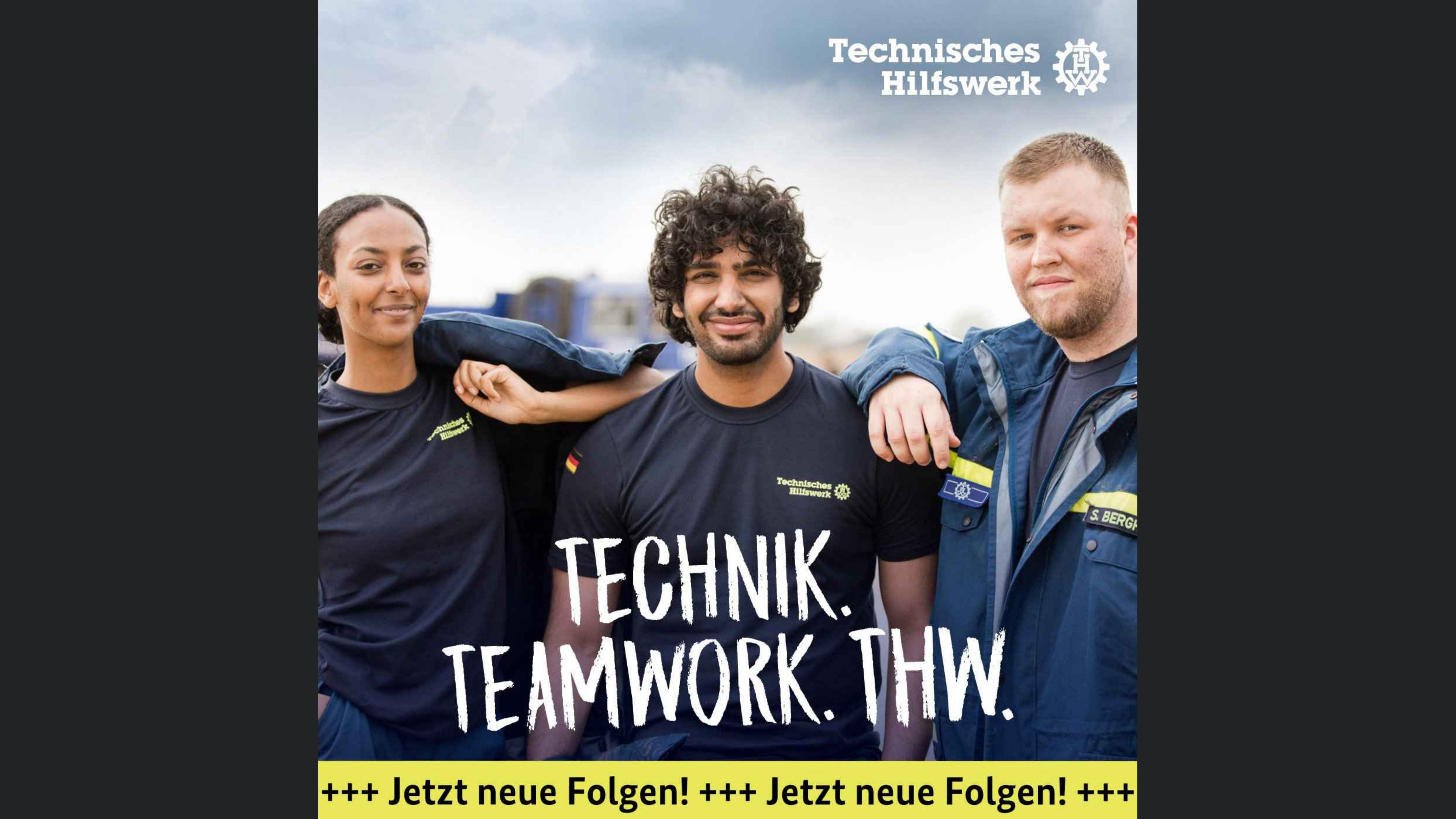Technik Teamwork THW