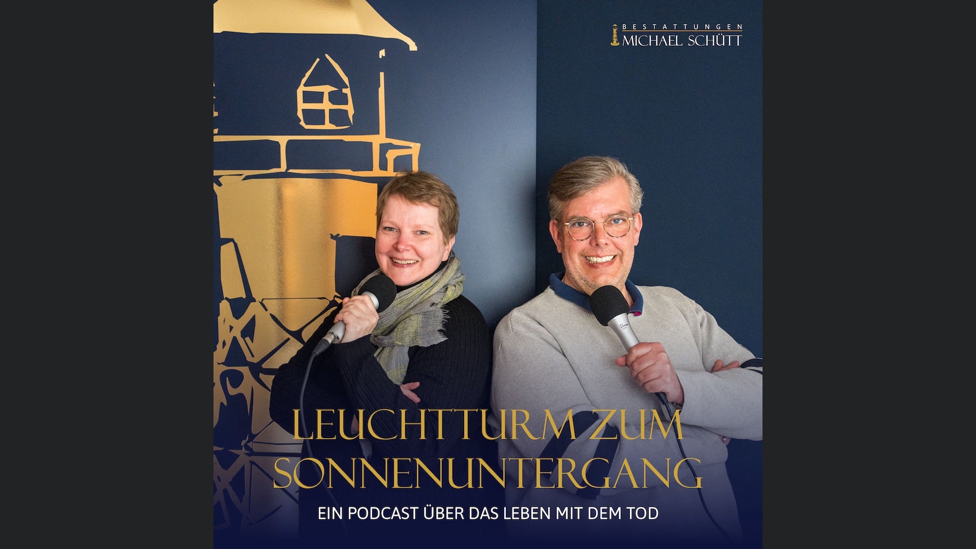 Leuchtturm zum Sonnenuntergang