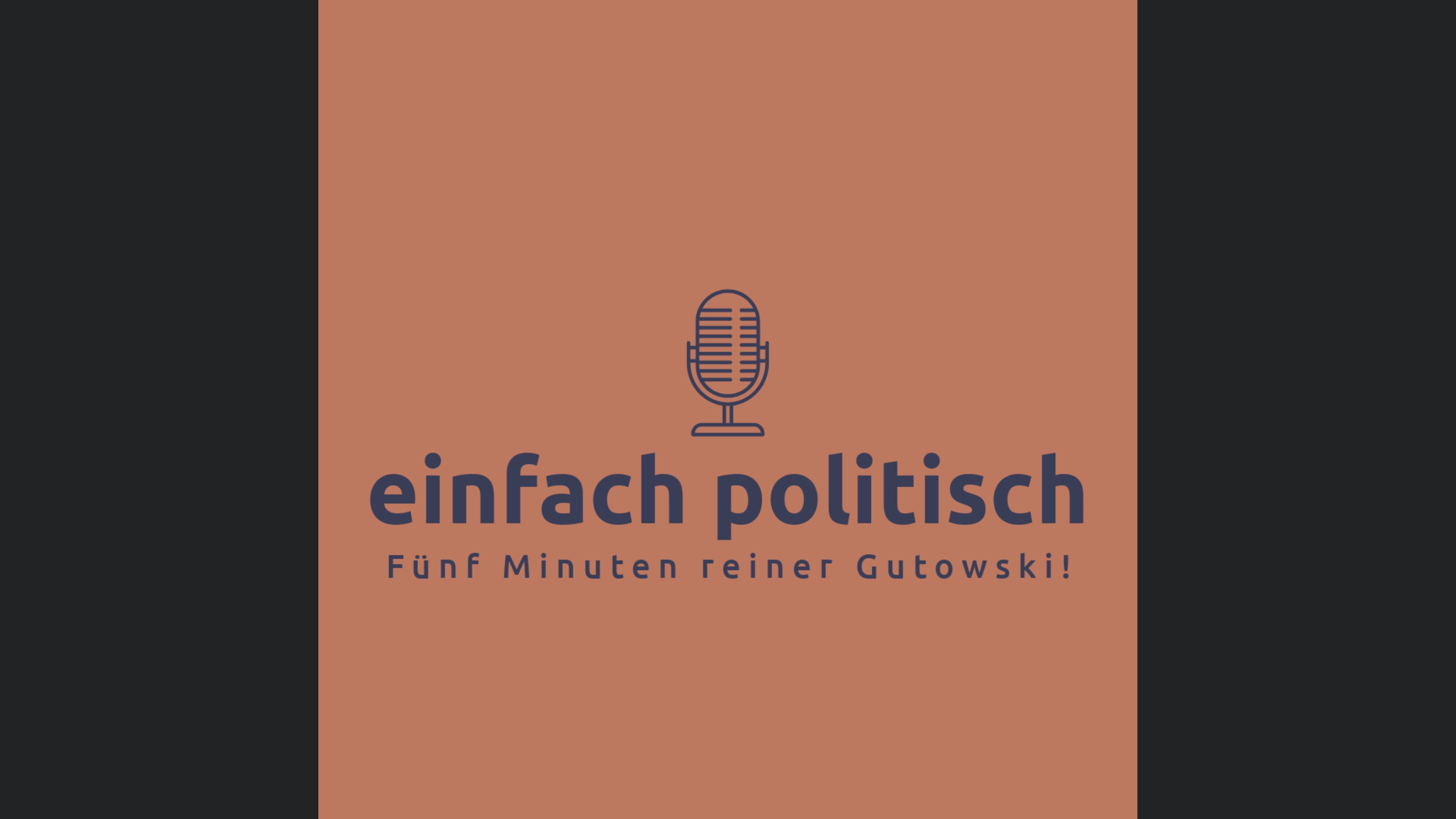 einfach politisch - Fünf Minuten reiner Gutowski!