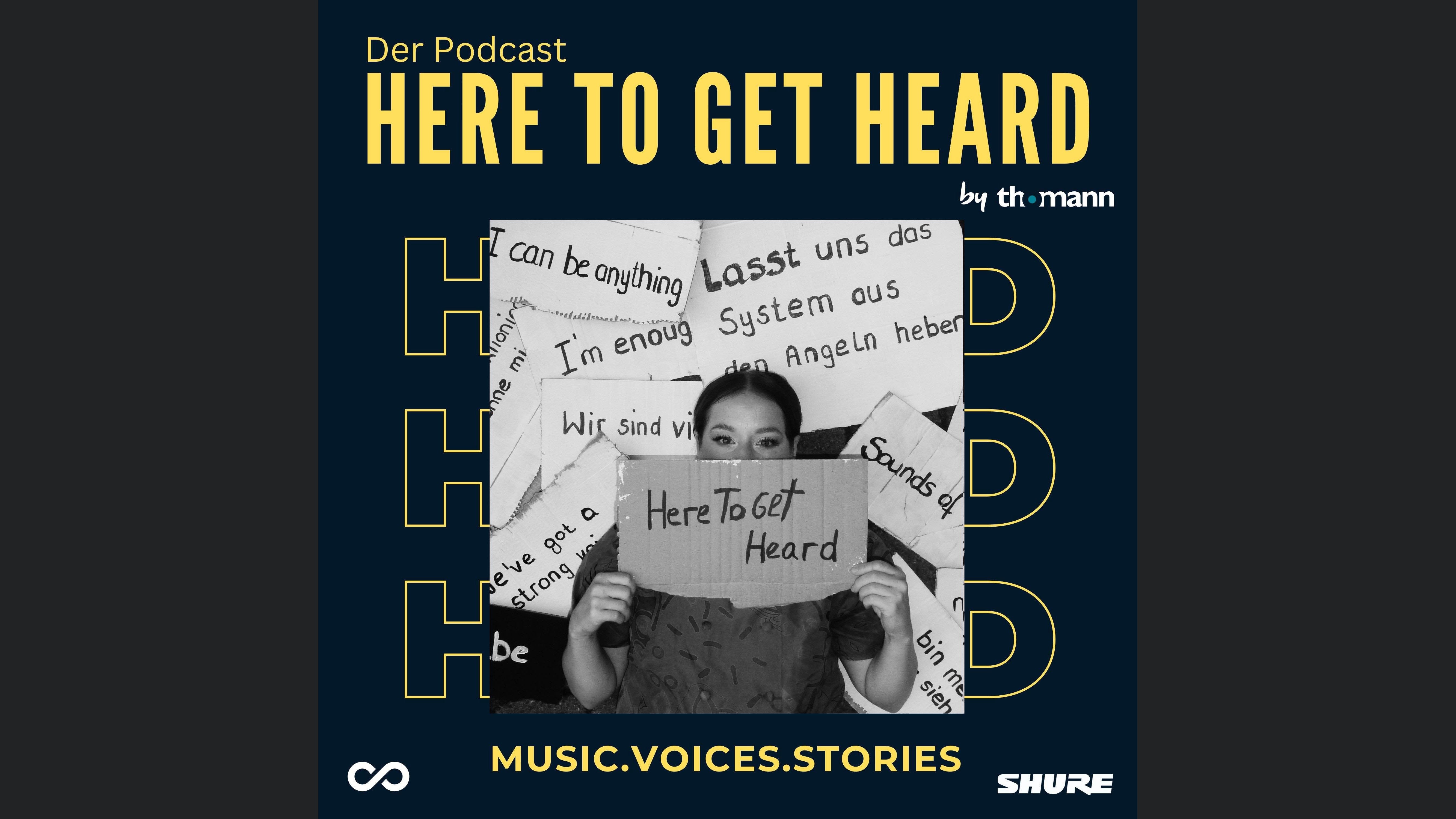 HERE TO GET HEARD