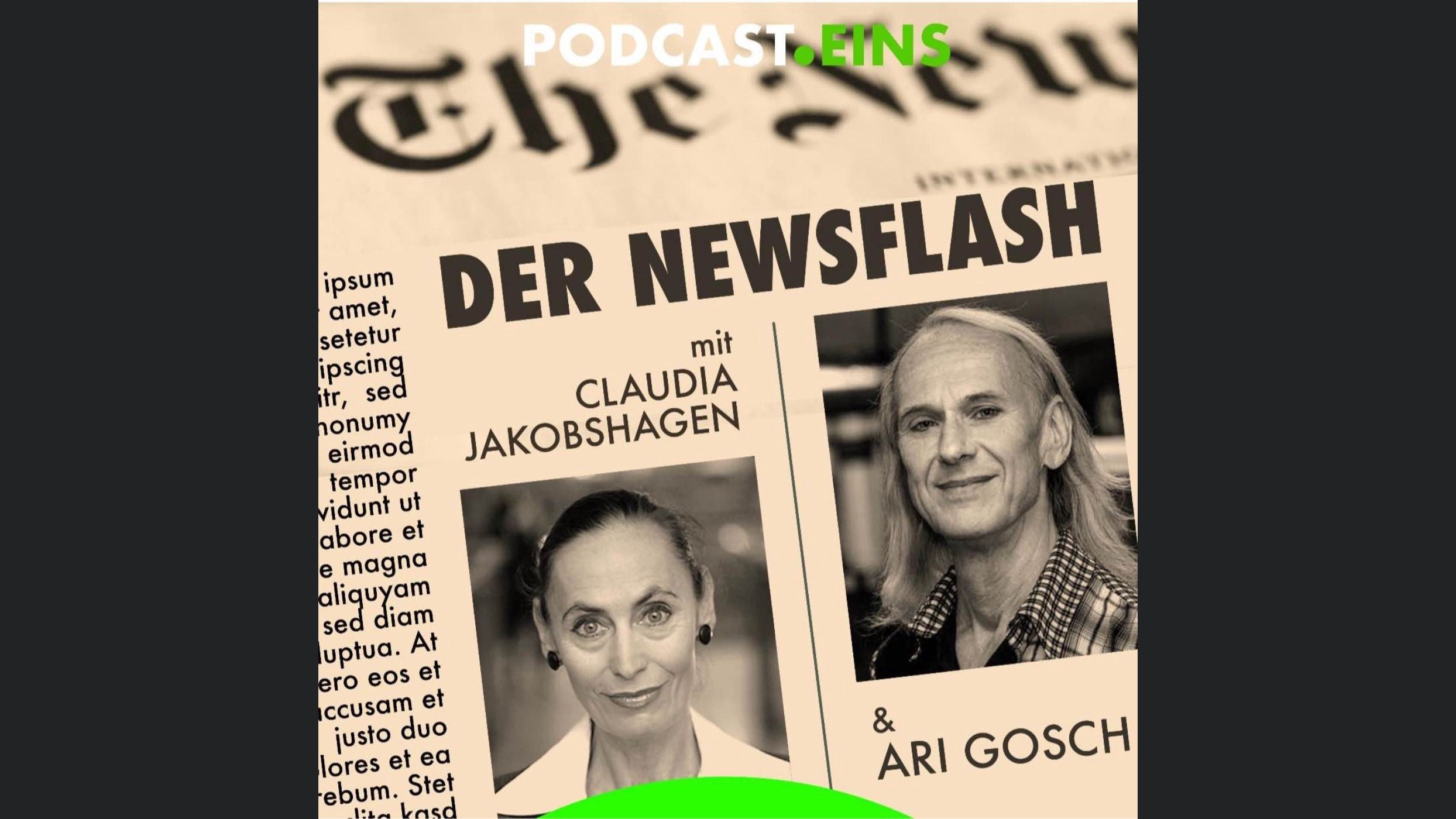 Eilmeldung - Der Newsflash mit Ari Gosch UND Claudia Jakobshagen