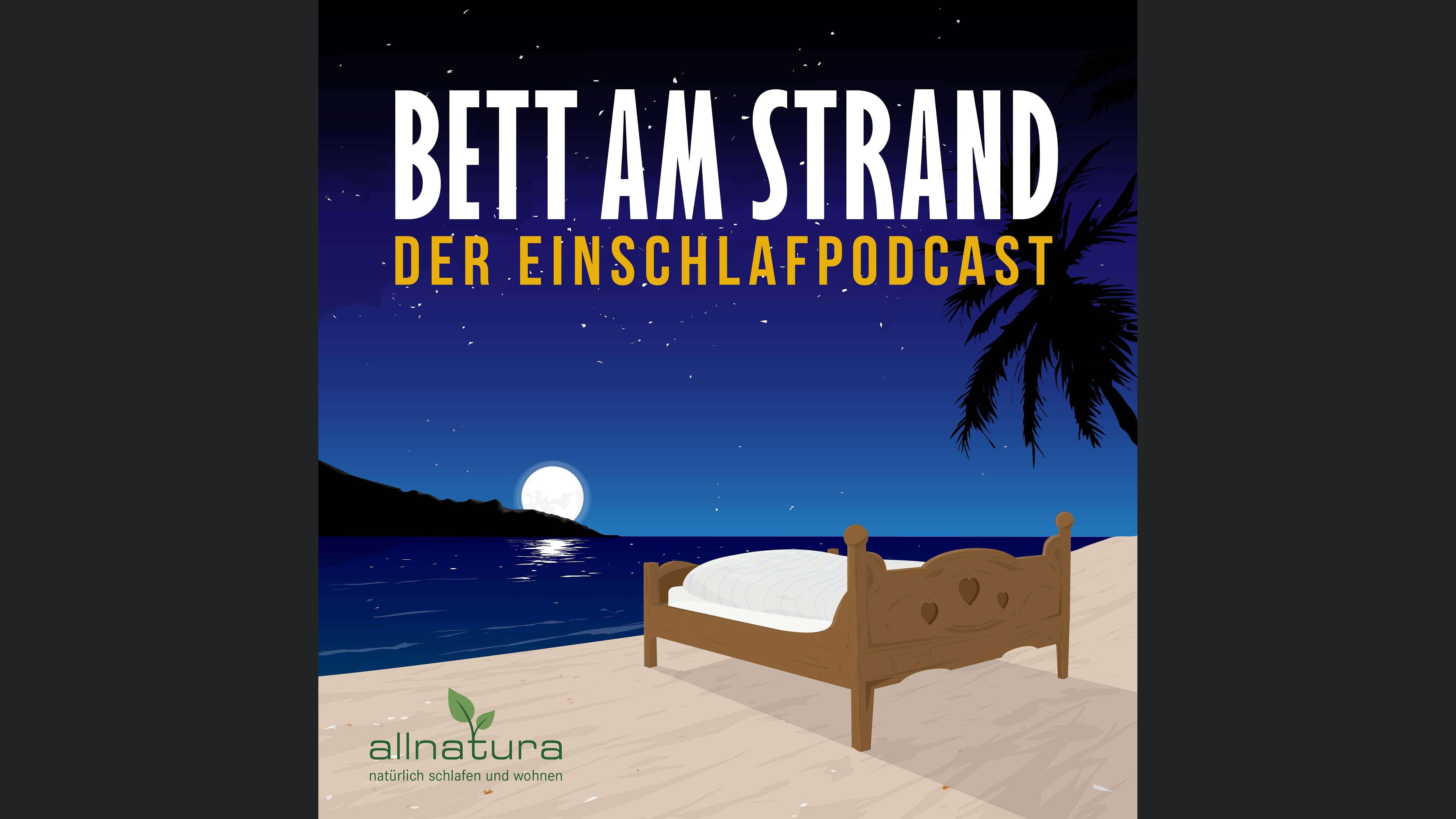 Bett am Strand | Einschlafen zu Reisegeschichten