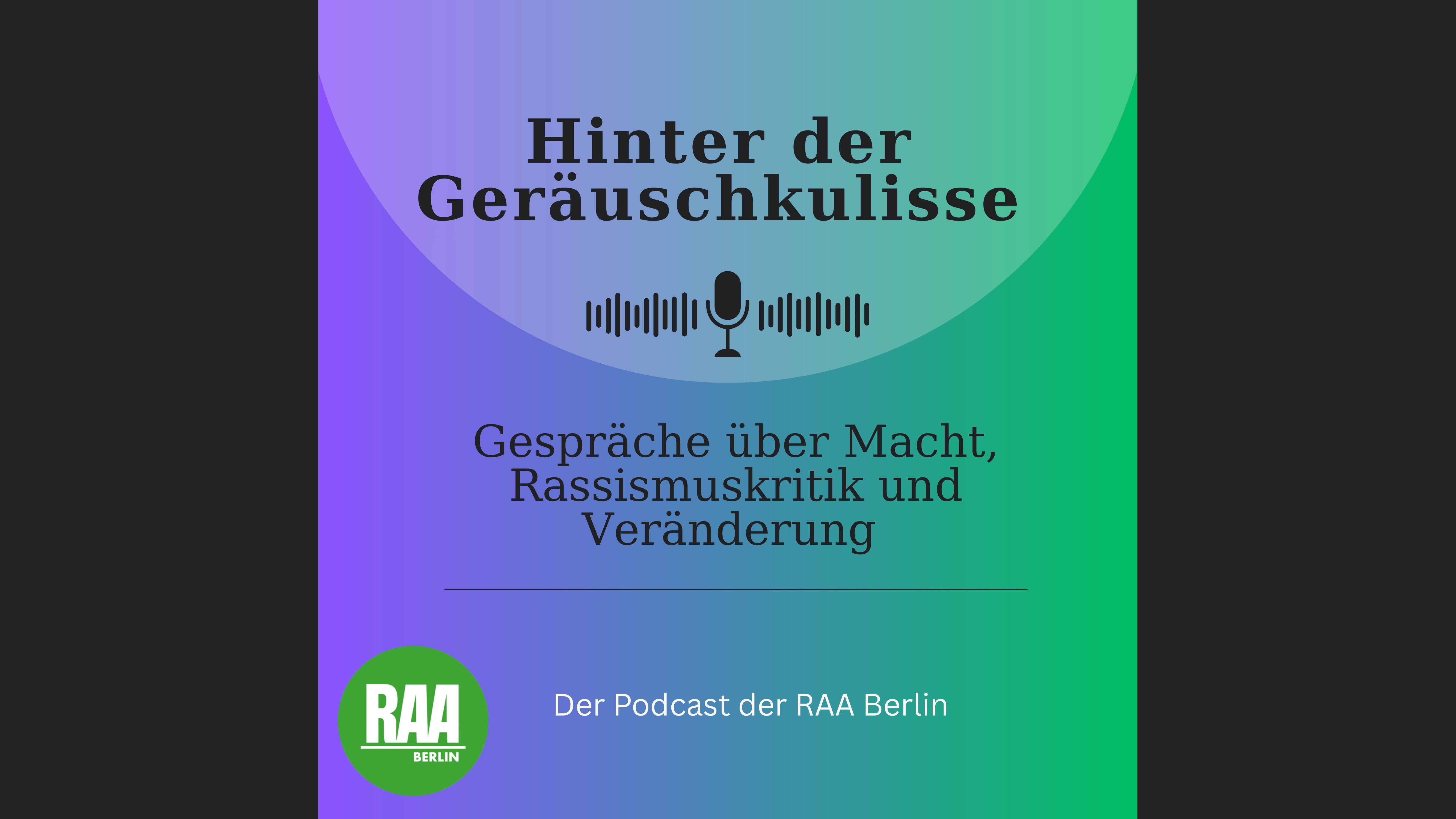 Hinter der Geräuschkulisse - Gespräche über Macht, Rassismuskritik und Veränderung