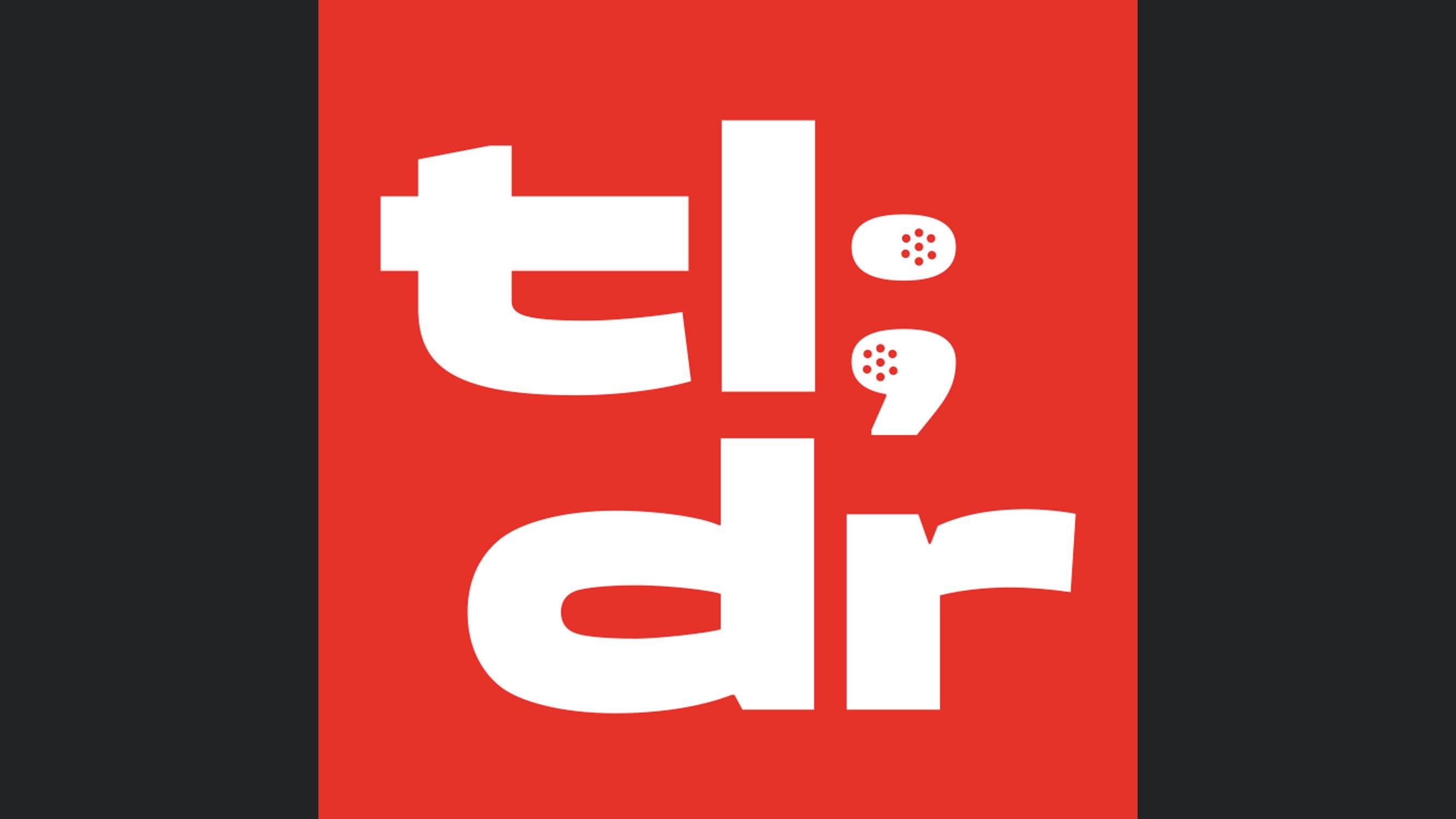 tl;dr