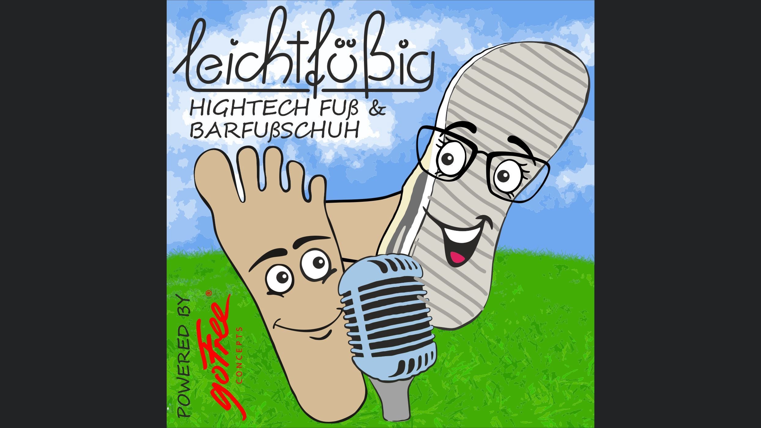 Leichtfüßig - Hightech Fuß und Barfußschuh