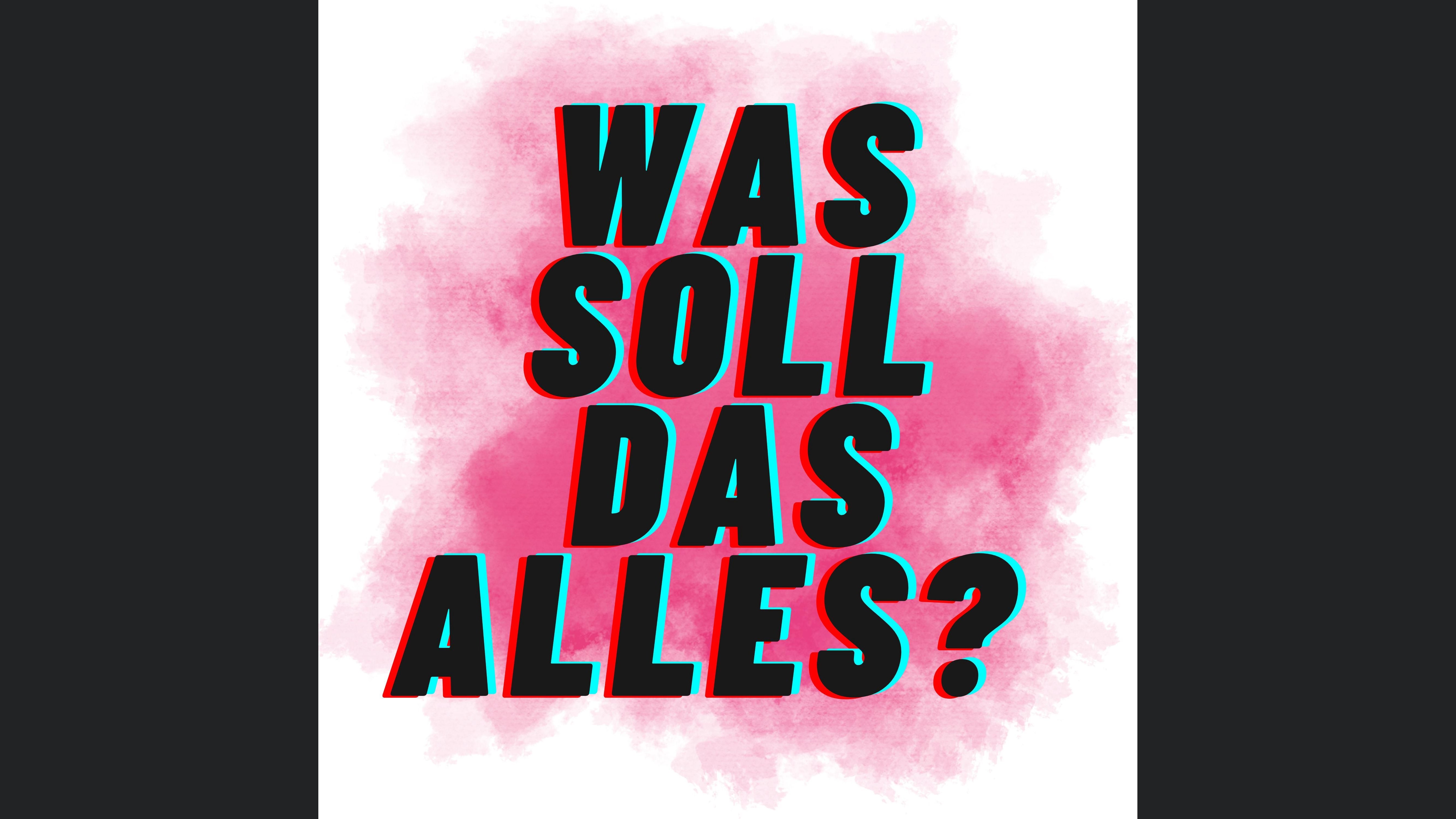 Was soll das alles?