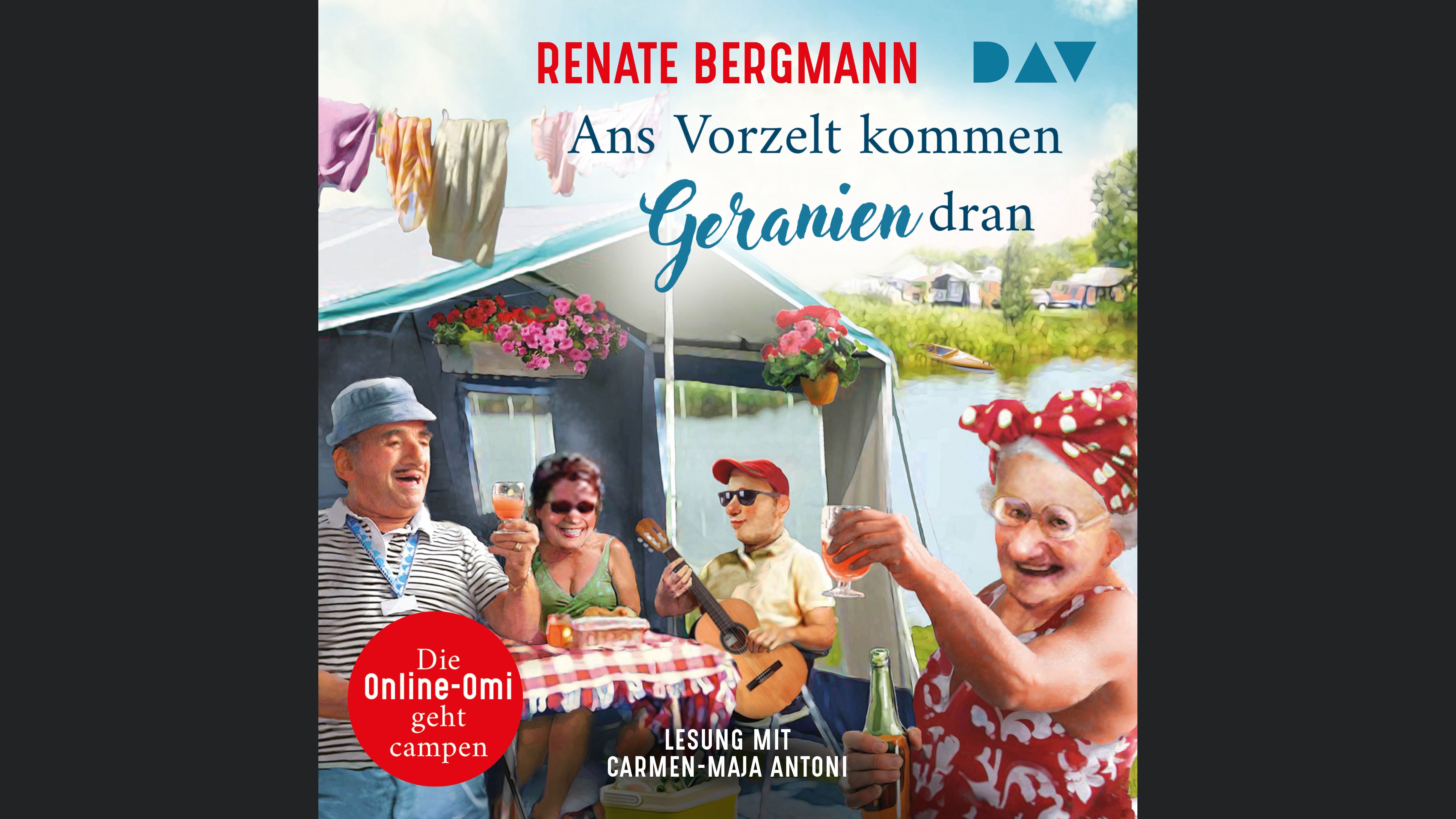 Ans Vorzelt kommen Geranien dran. Die Online-Omi geht campen