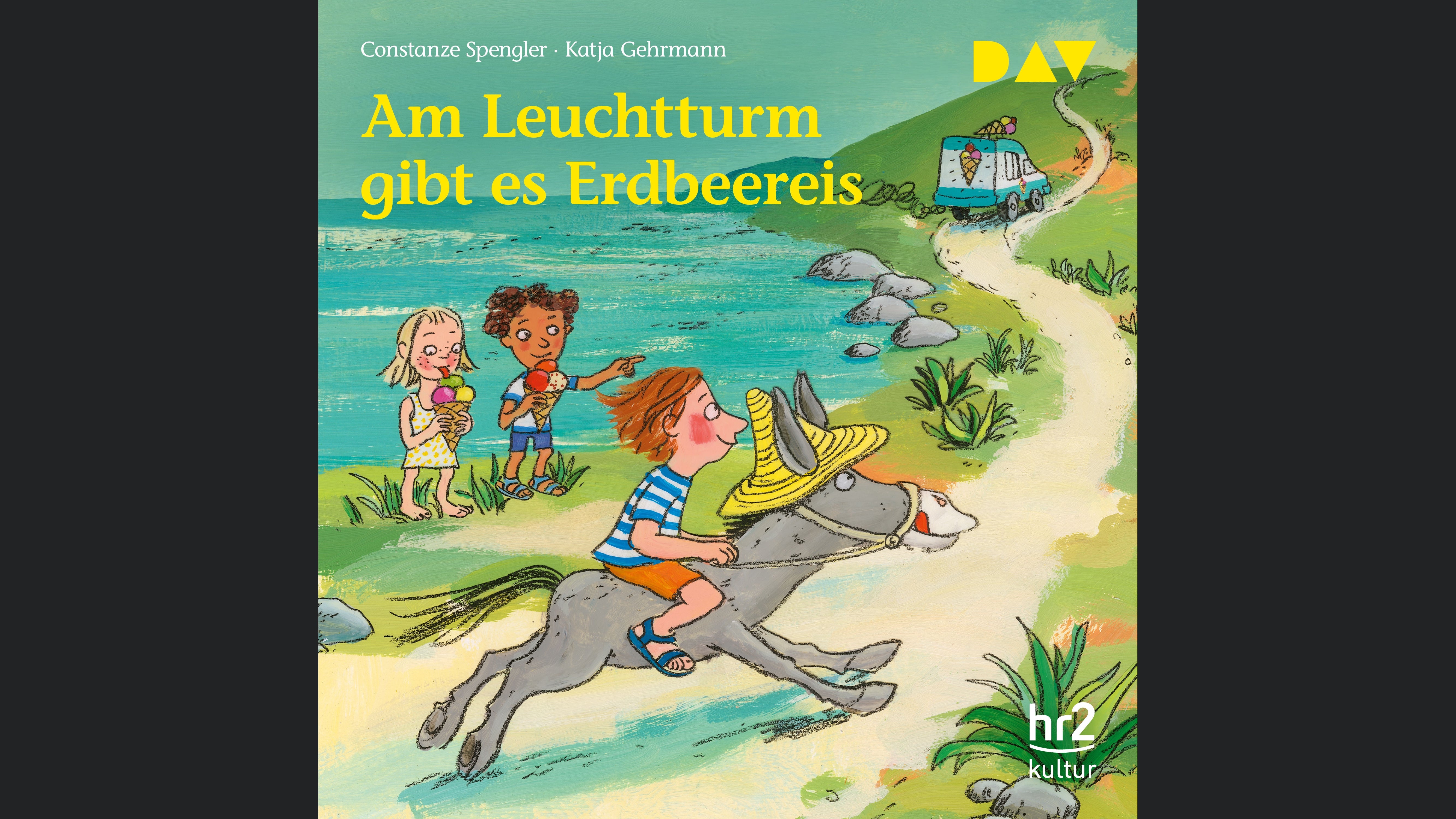 Am Leuchtturm gibt es Erdbeereis