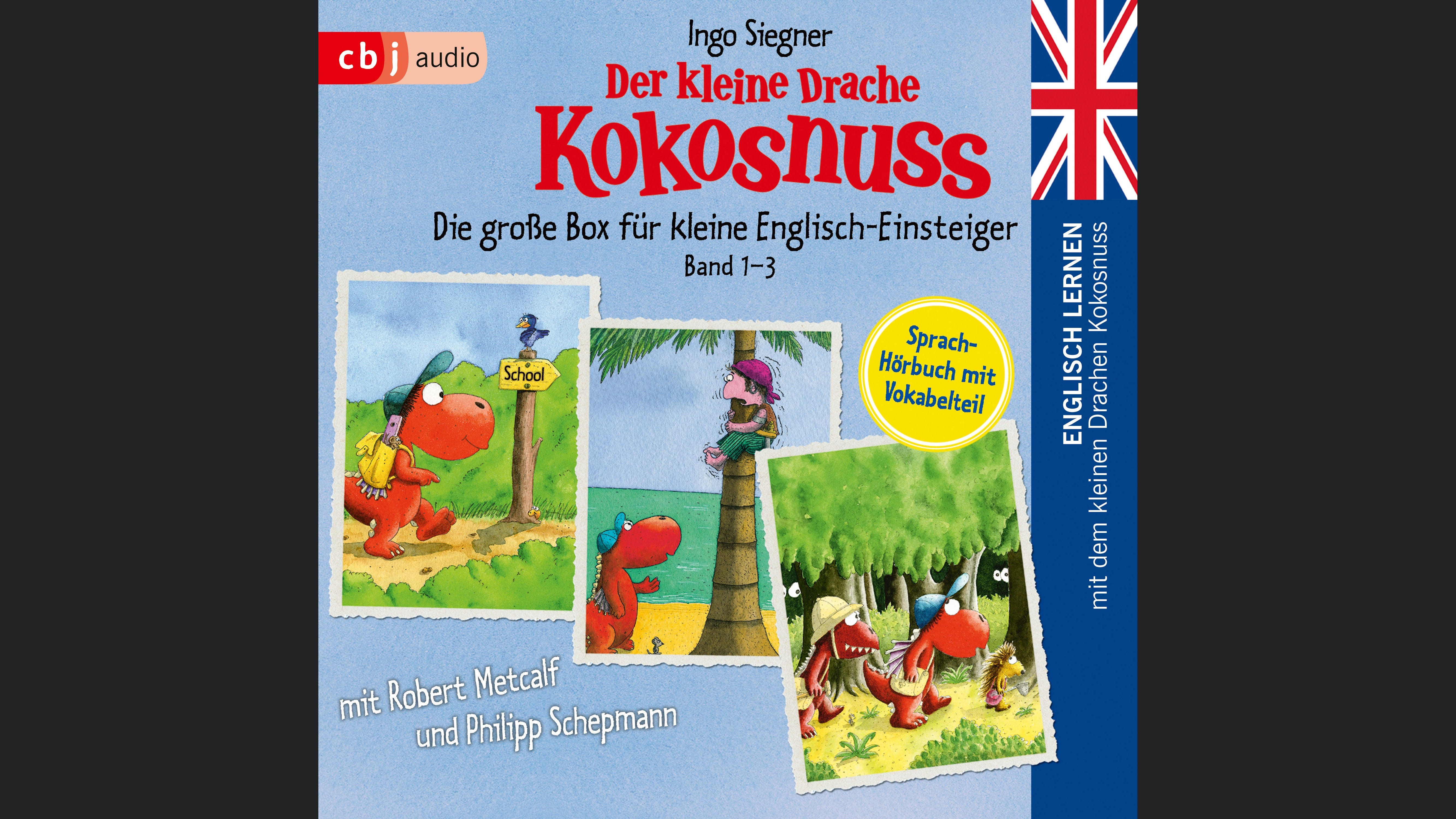 Englisch lernen mit dem kleinen Drachen Kokosnuss - Die große Box für kleine Englisch-Einsteiger (Band 1-3)