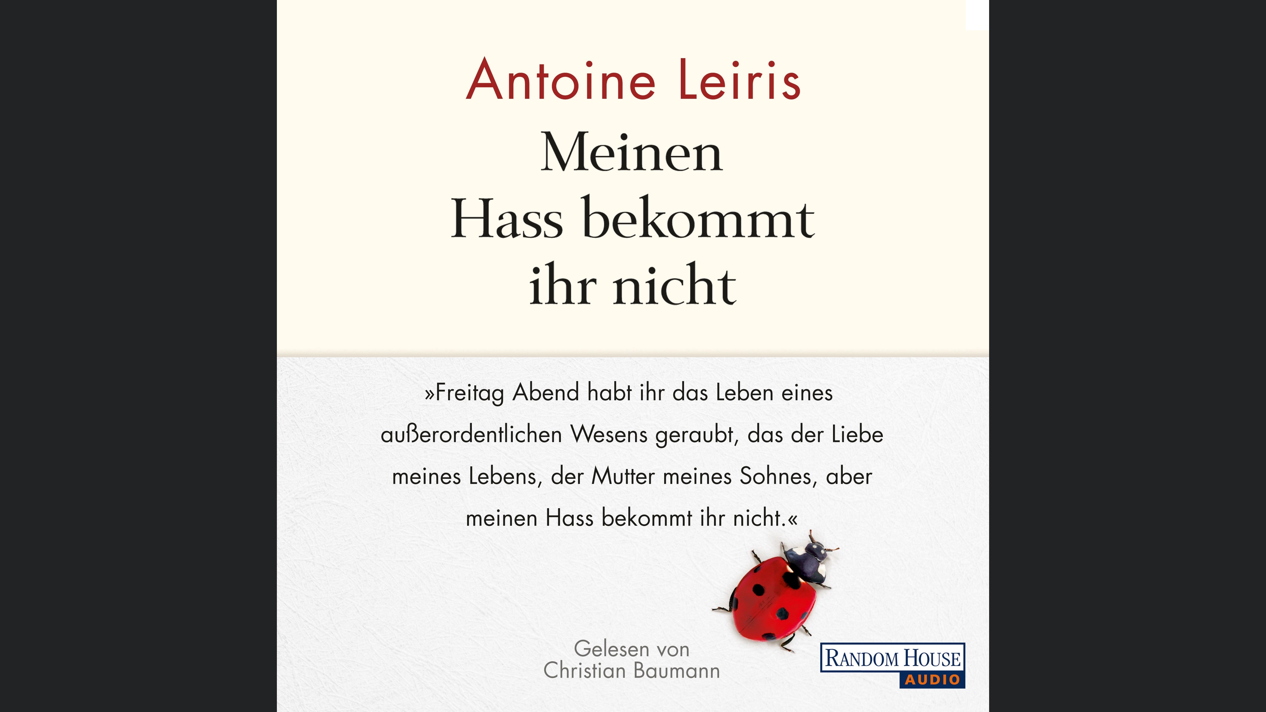 Meinen Hass bekommt ihr nicht