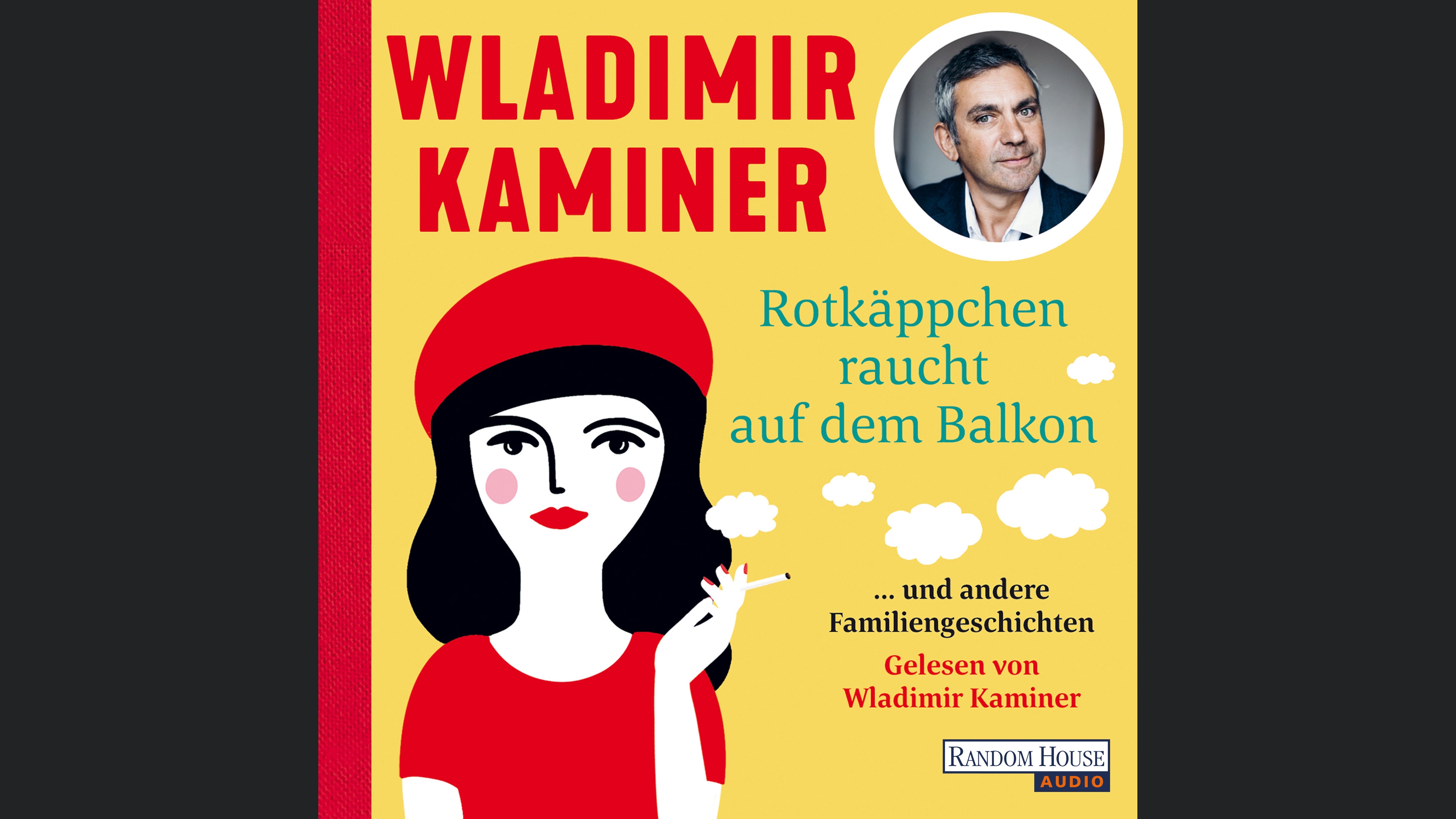 Rotkäppchen raucht auf dem Balkon
