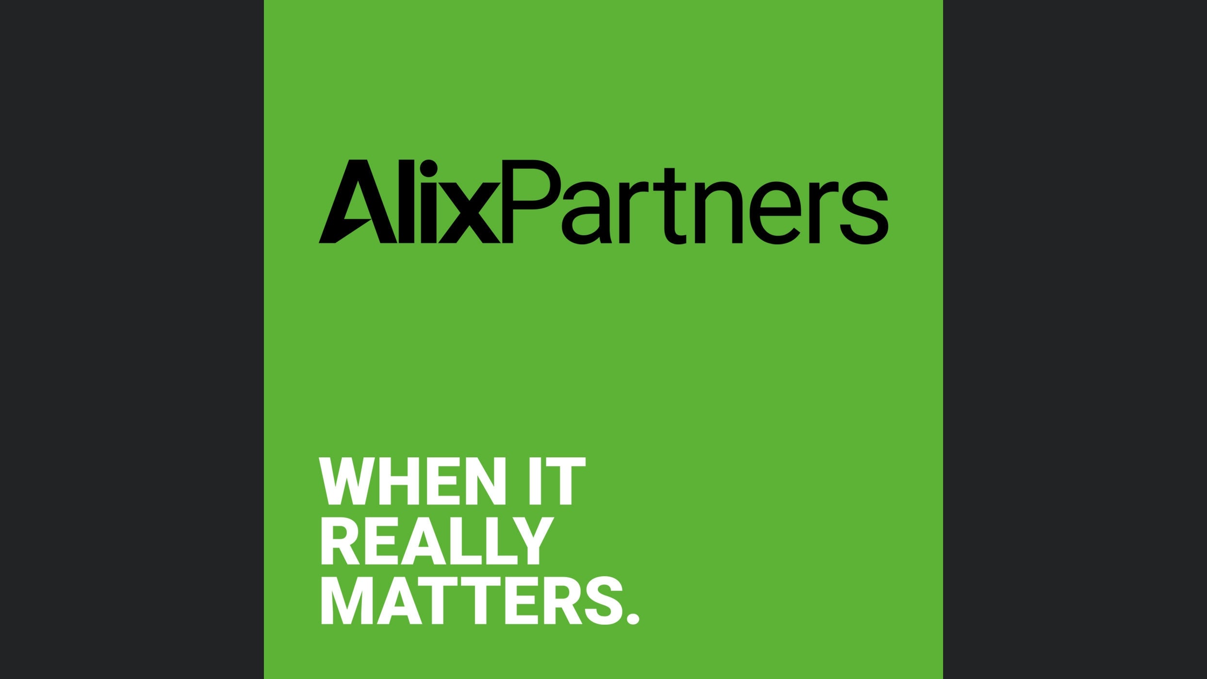 AlixPartners - When it really matters