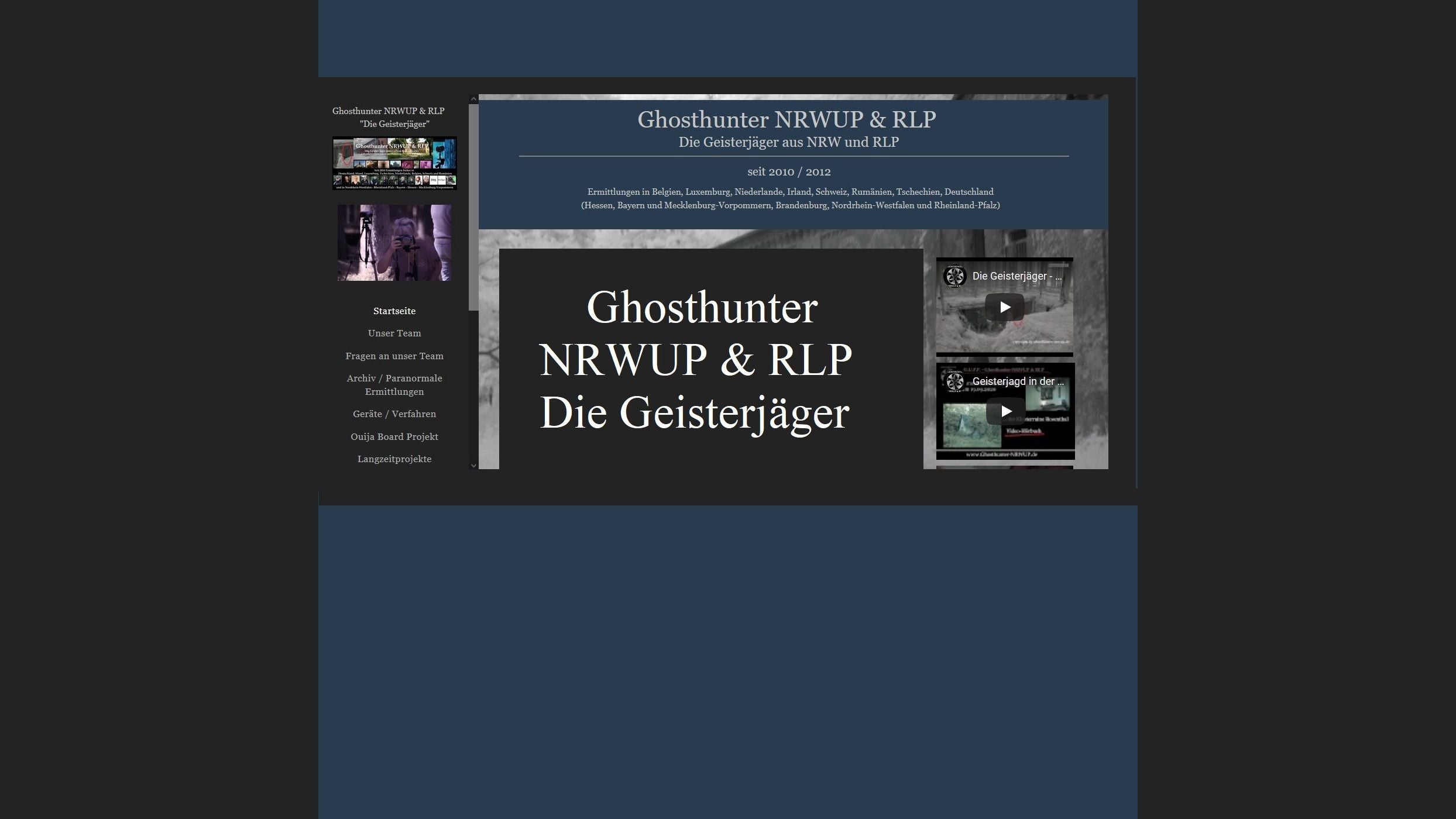 Ghosthunter NRWUP & RLP - Die Geisterjäger - Der Podcast