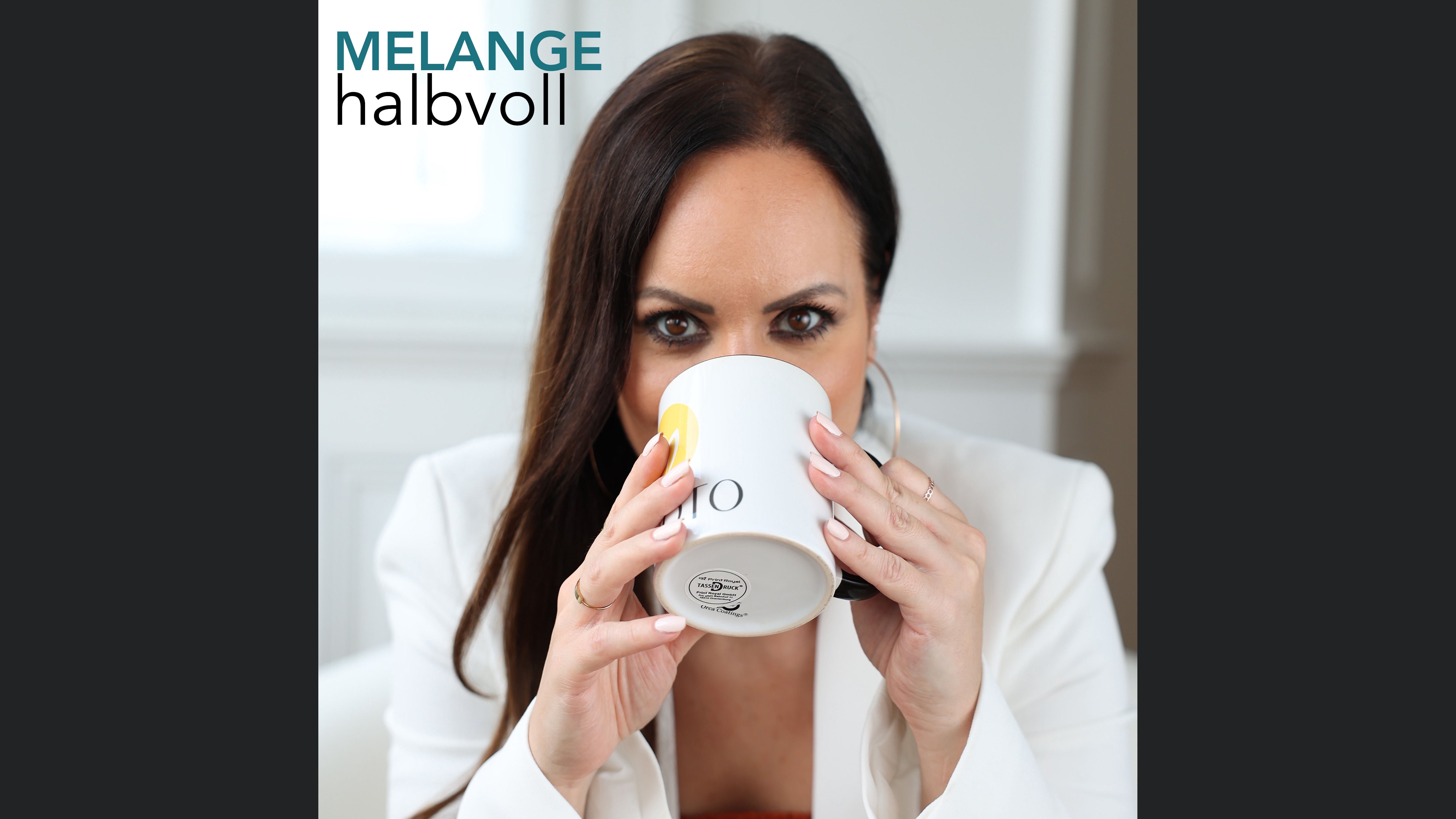 Melange halbvoll
