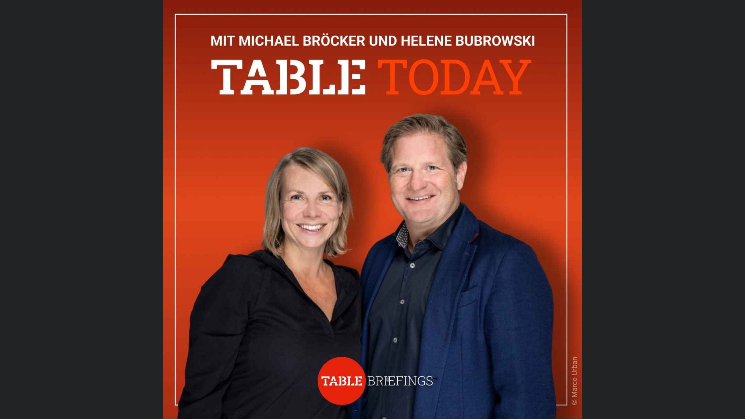 Table Today – mit Michael Bröcker und Helene Bubrowski
