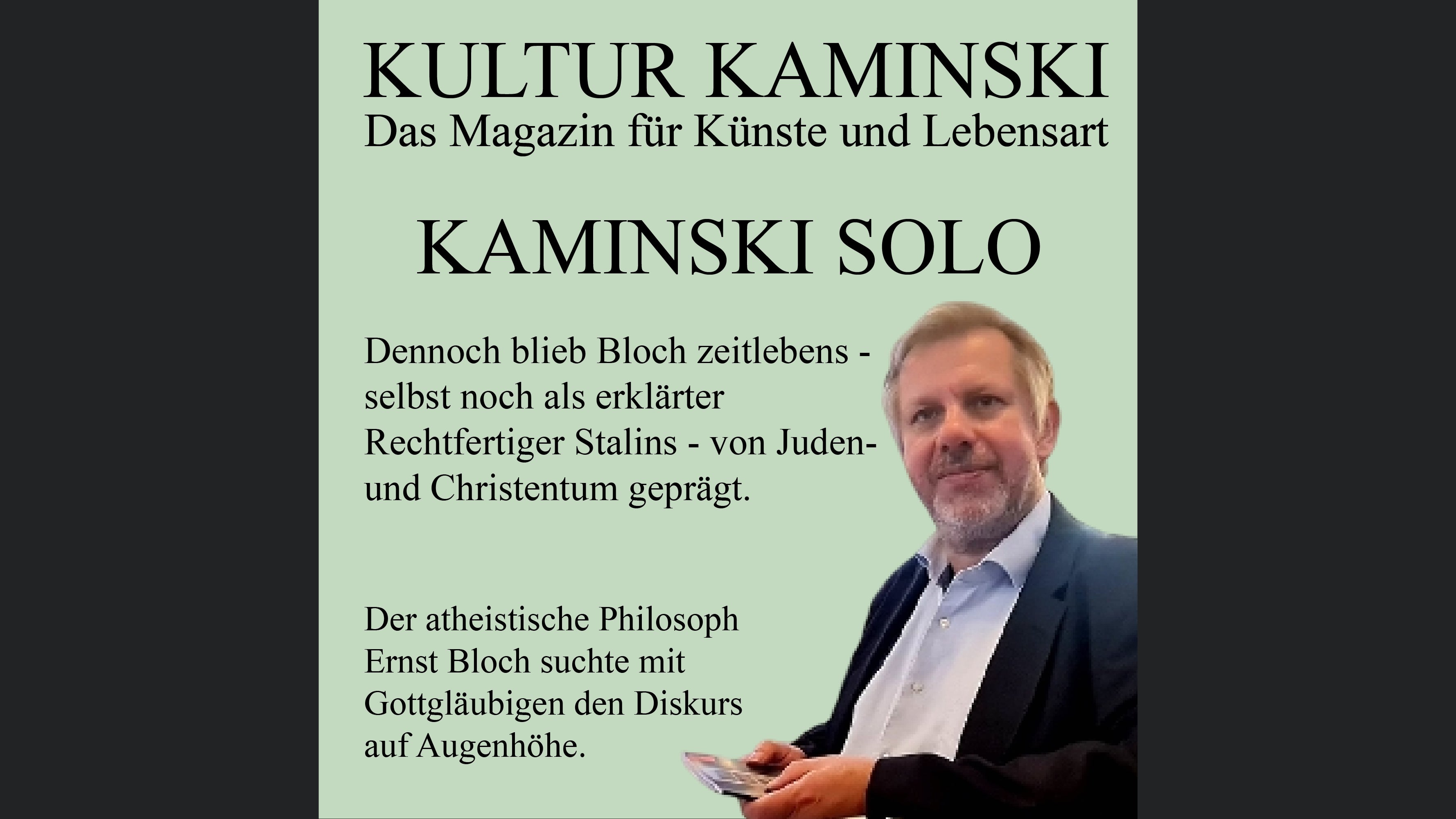 Der atheistische Philosoph Ernst Bloch - Ein Podcast von Michael Kaminski