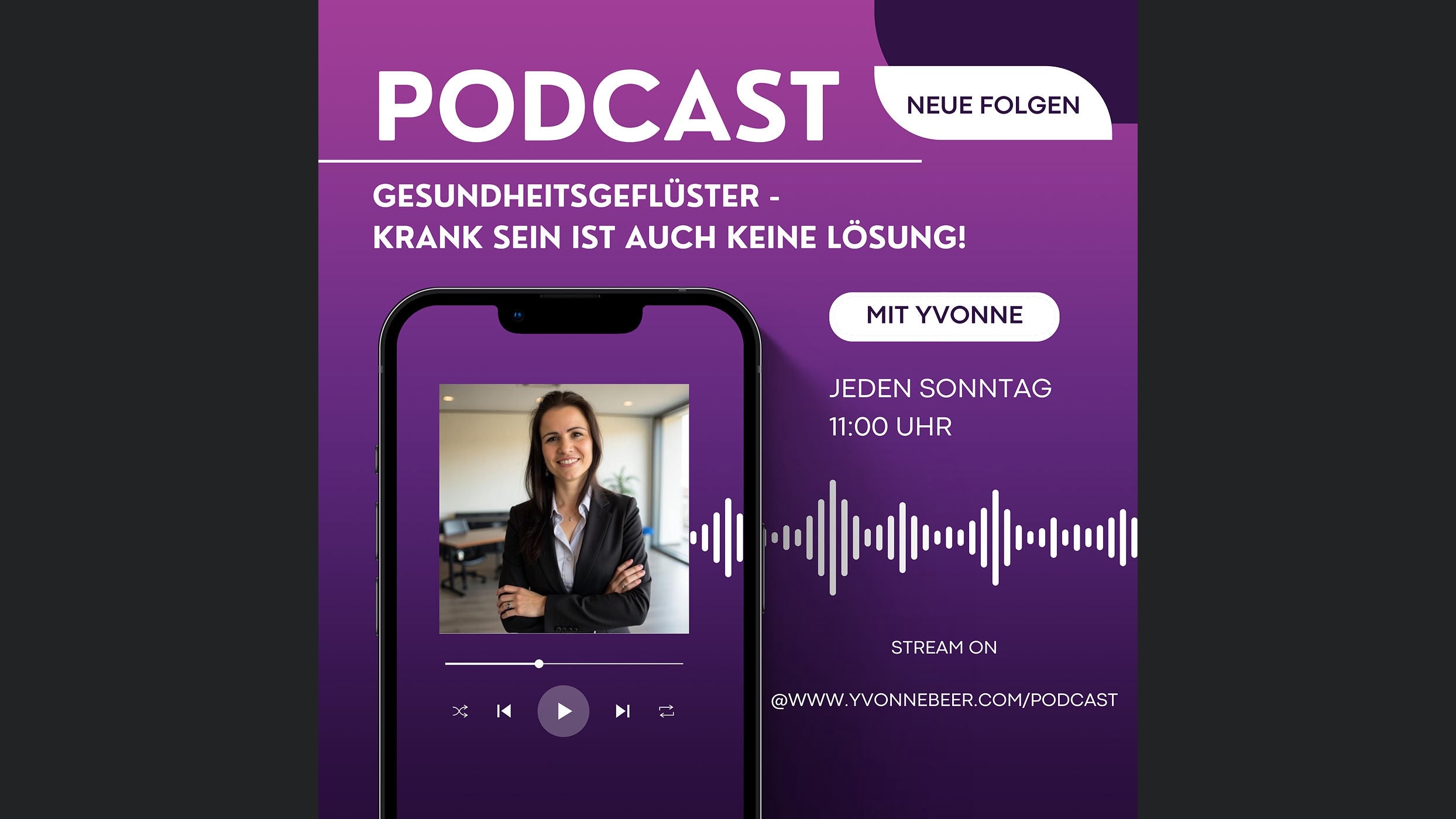 Gesundheitsgeflüster - Krank sein ist auch keine Lösung!